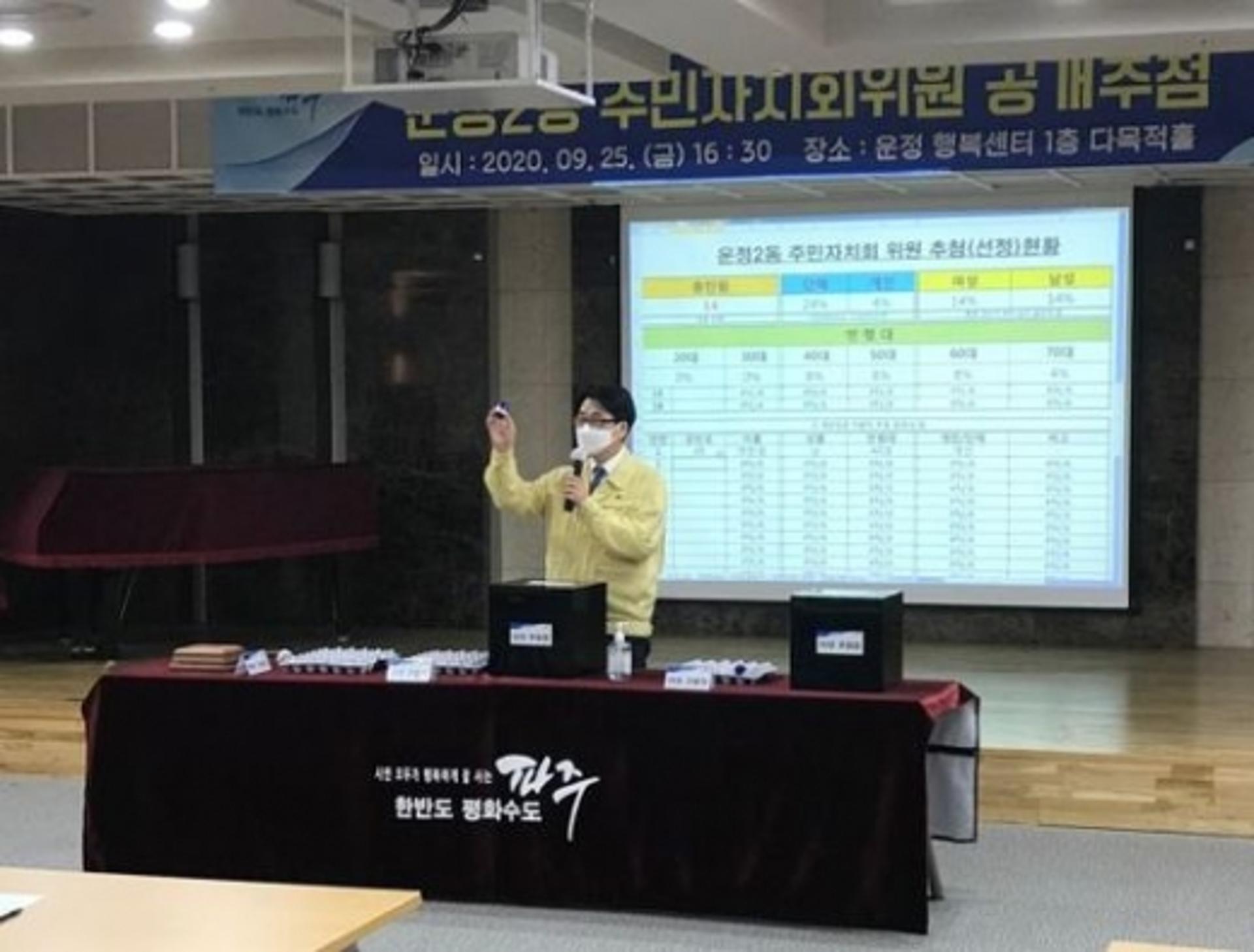 파주시, 주민 대표기구인 주민자치회 위원 선정 마쳐