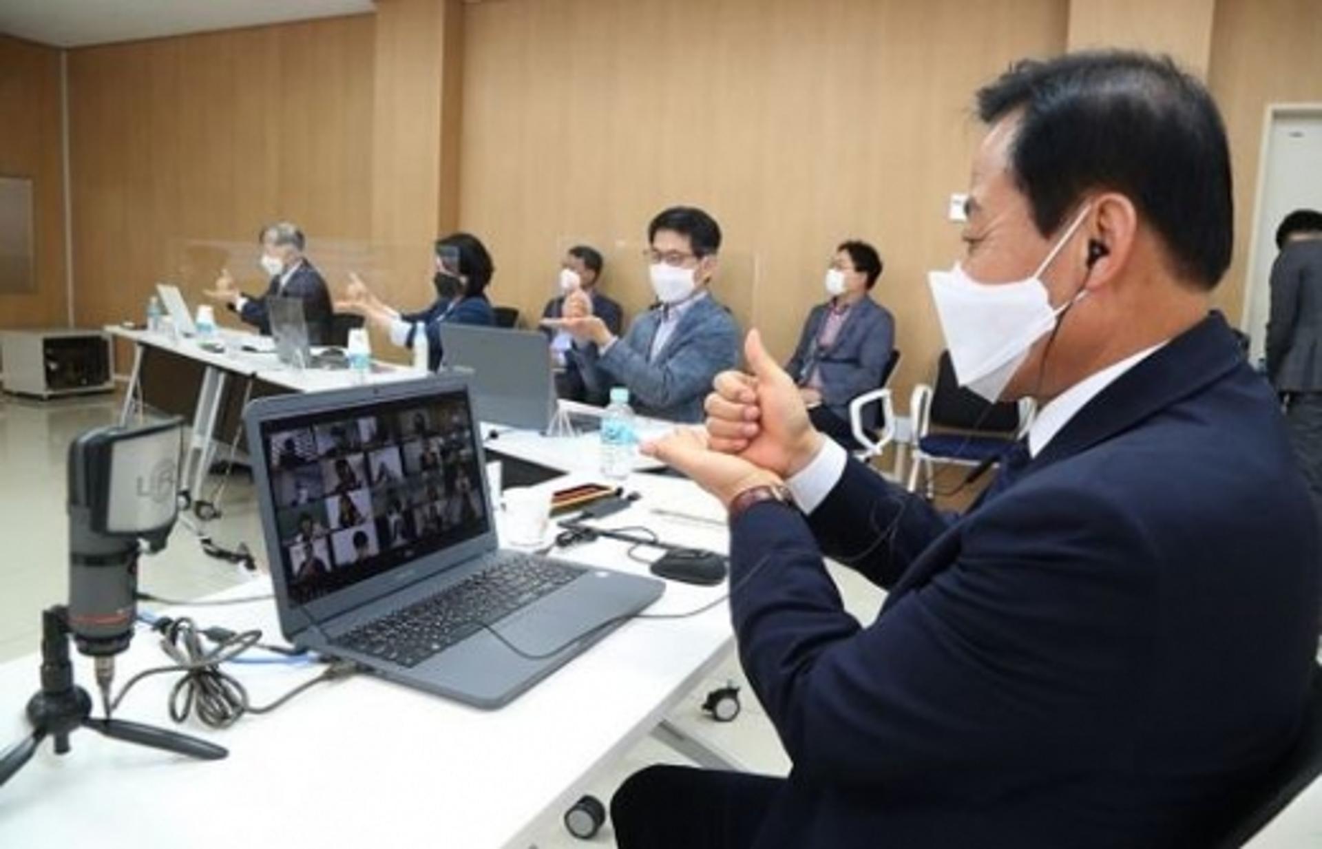장현국 경기도의회 의장, 파주시청소년교육의회 청소년과 '온라인 정담회'