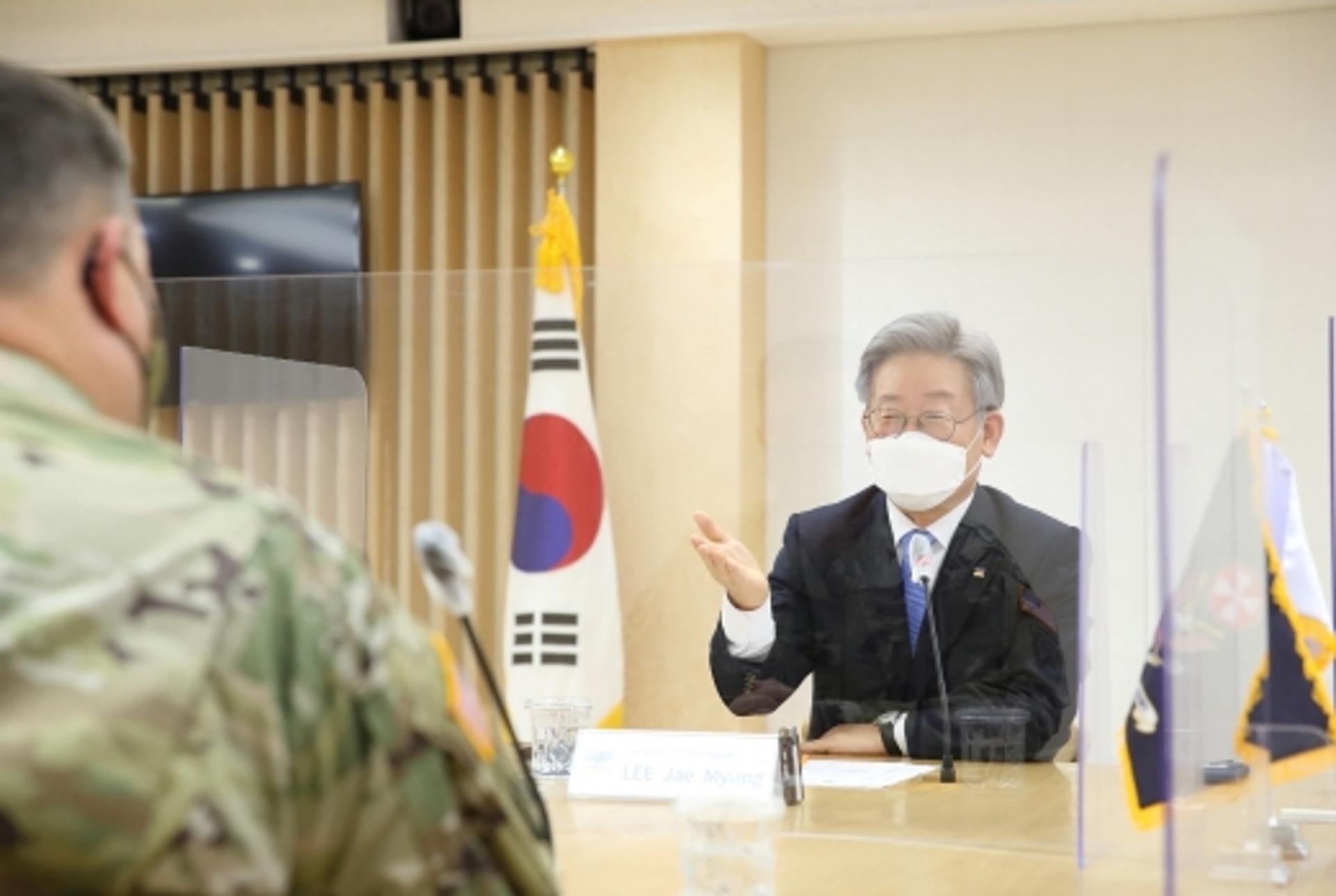 이재명, 신임 미8군사령관 만나 "합리적이고 성숙한 한미동맹 만들어야"