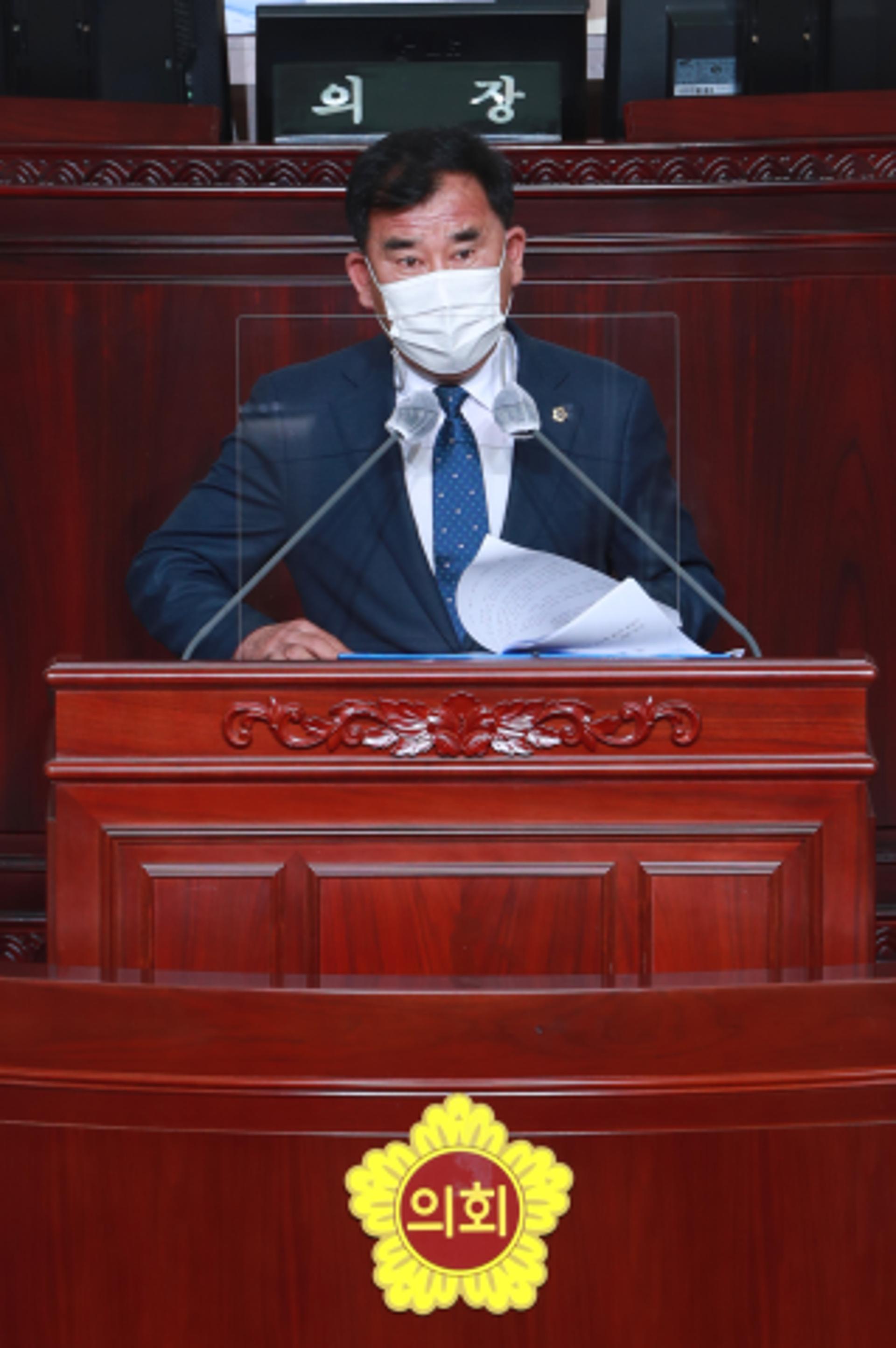 백승기 경기도의원, 지역상생과 환경보존을 위한 대책마련의 촉구