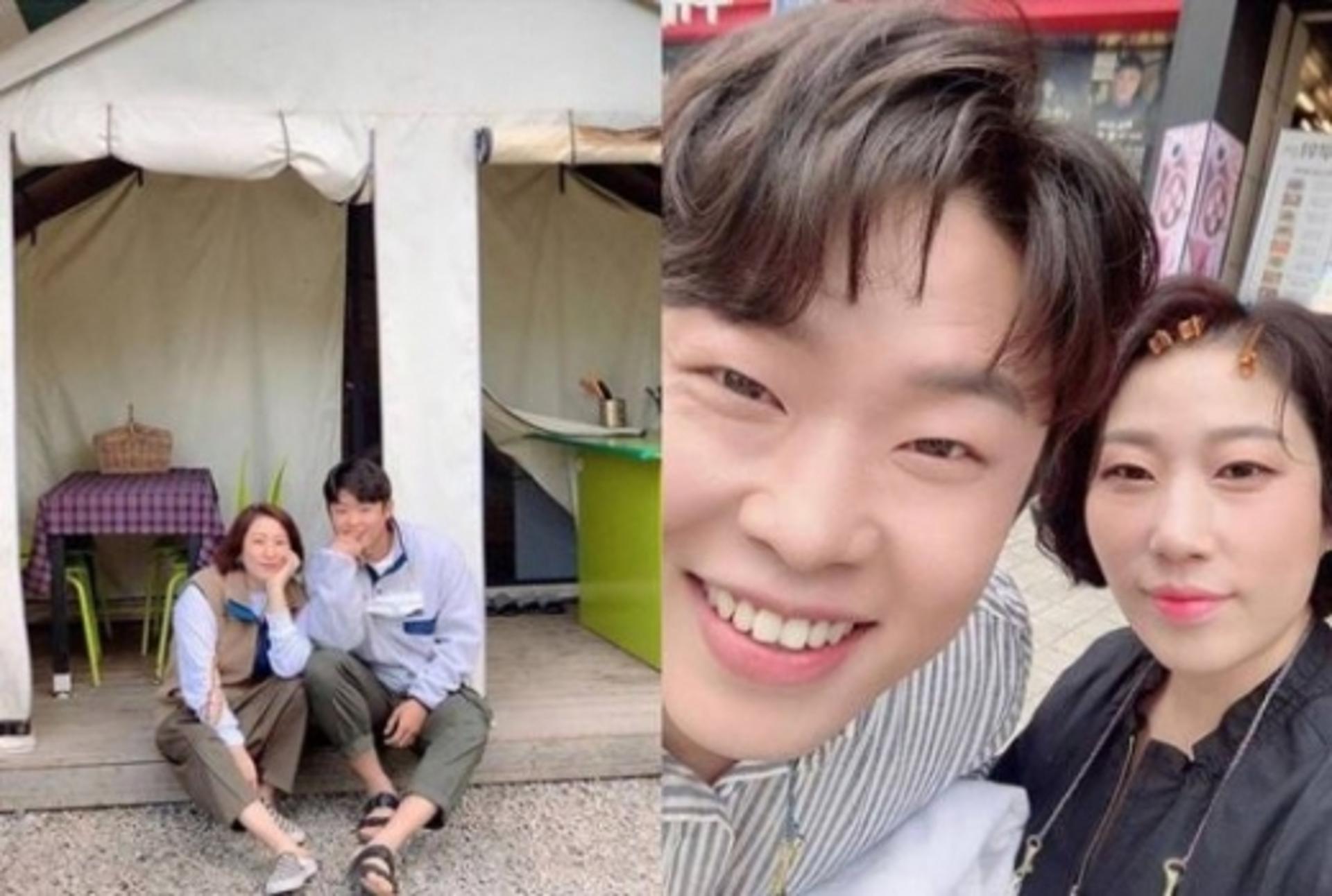 '윤승열♥' 김영희, 10살 연하 신랑과 다정한 투샷 "과한배려"