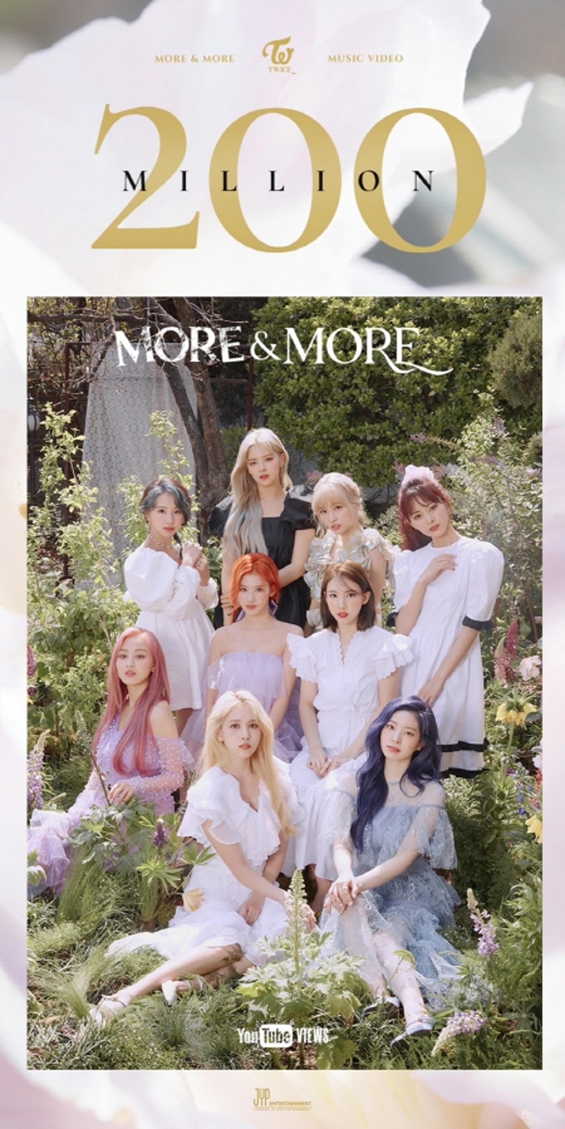 트와이스, K팝 걸그룹 사상 최초 유튜브 ‘13연속 2억뷰’ 달성