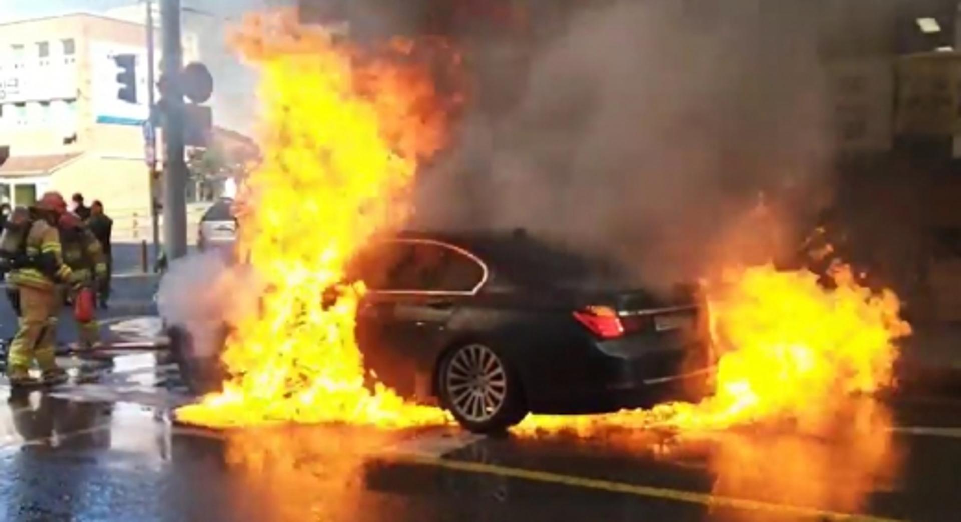 '디젤 악몽' 재현?… 울산서 BMW 7시리즈 또 '불'