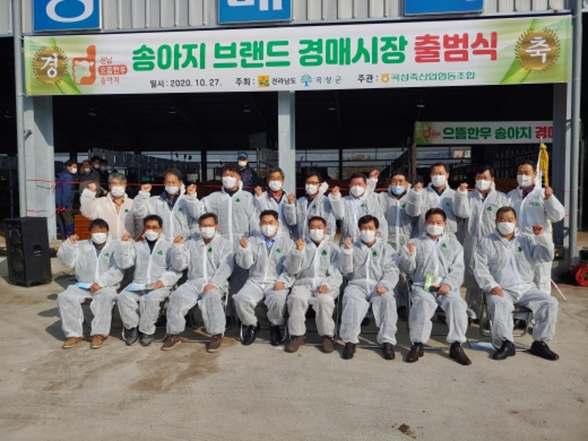 전남도, 곡성군서 '으뜸한우 송아지브랜드' 출범식 개최