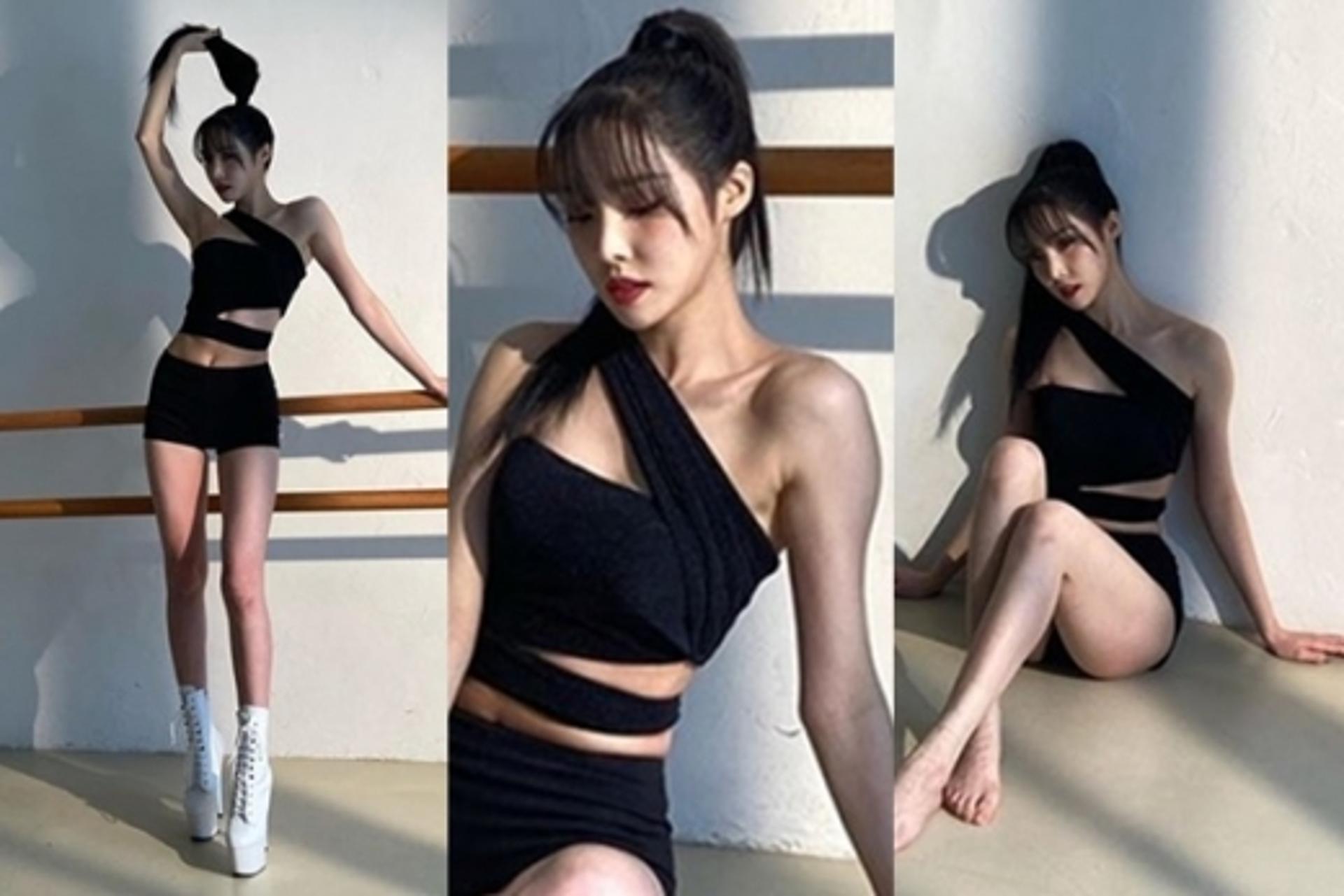 다리길이 실화?… 유주, 치명적 S라인 '도발'