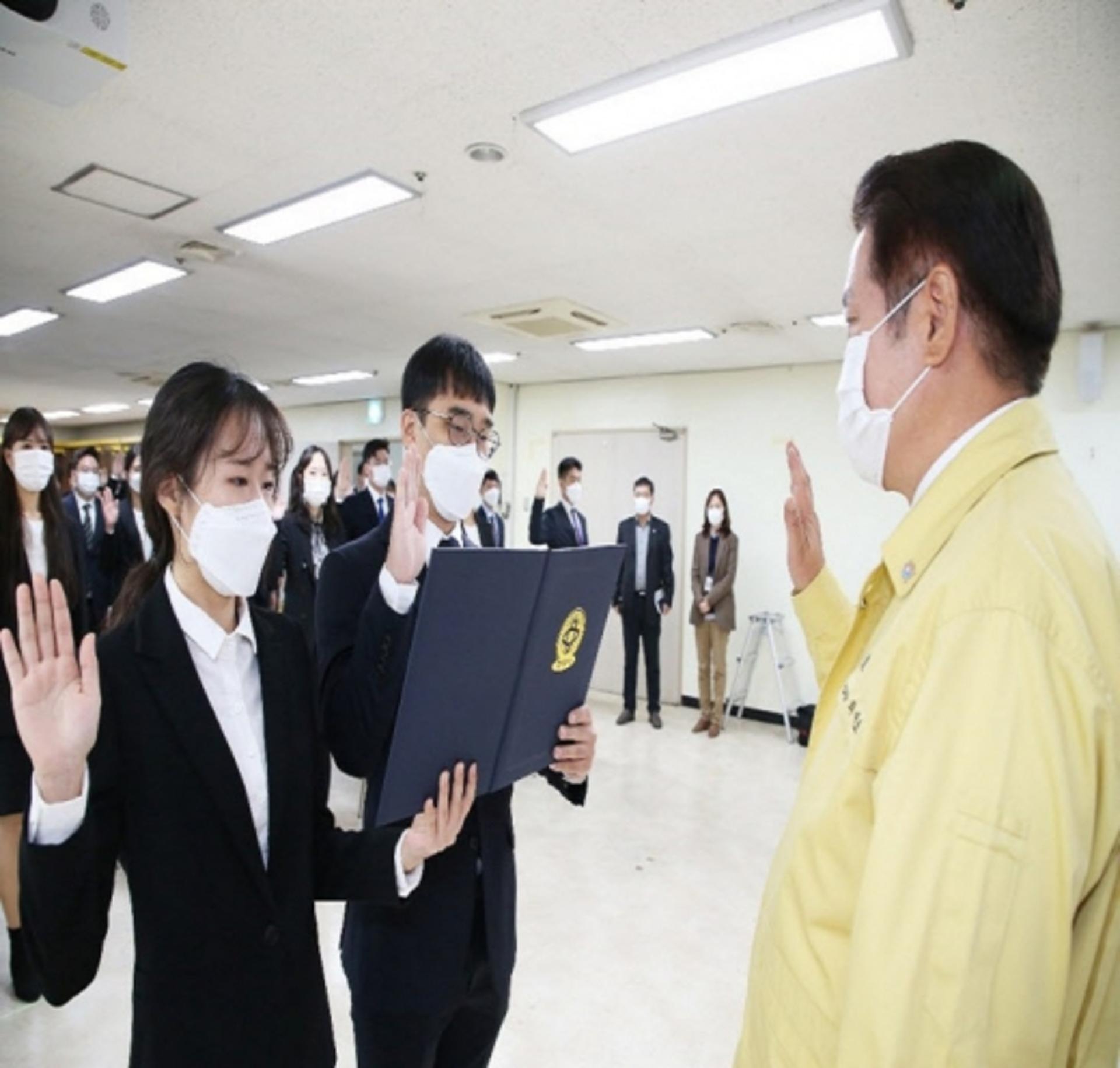 안양시, 2020년 신규 공무원 74명 임용