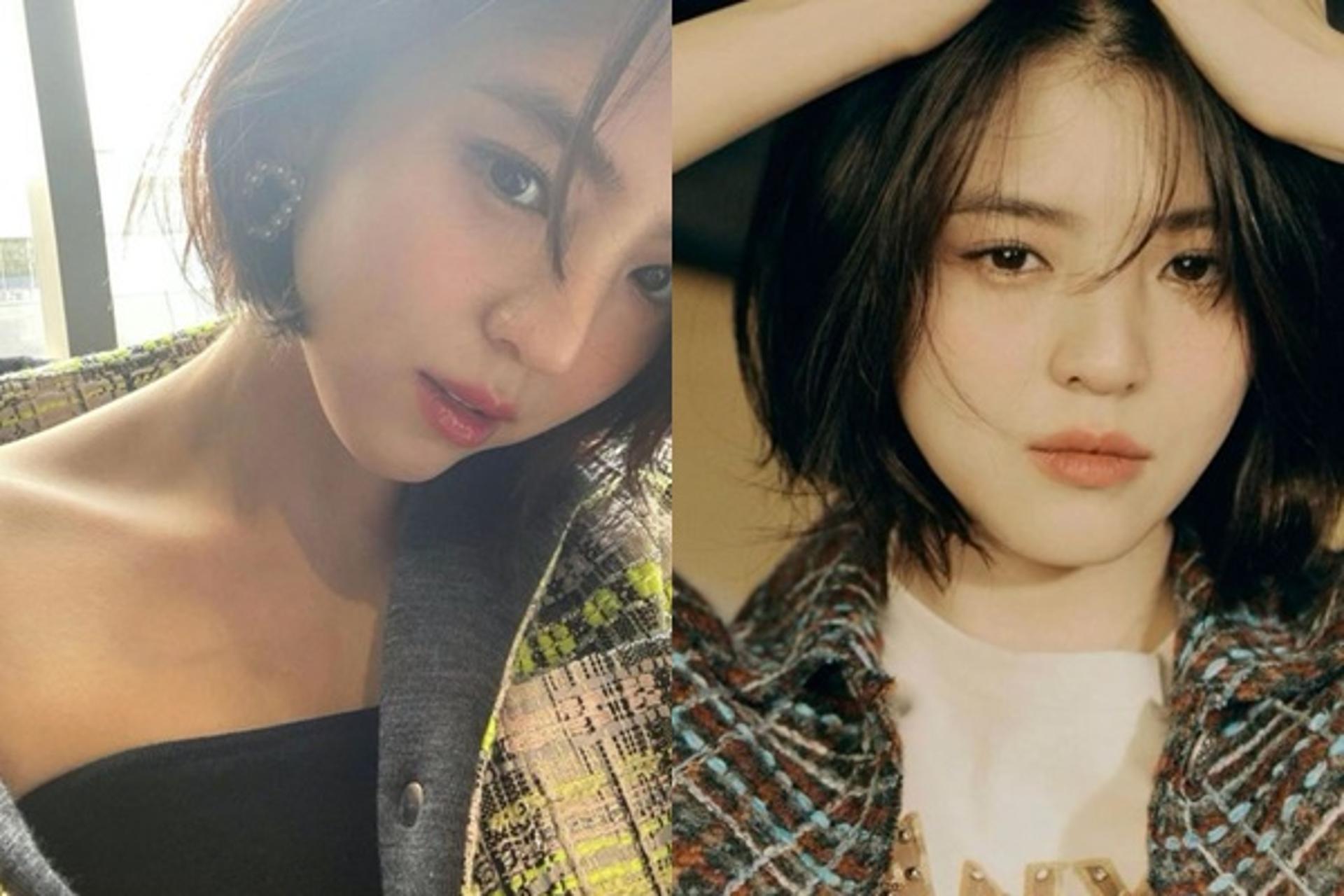 한소희 단발도 '찰떡'… 여배우의 시크美