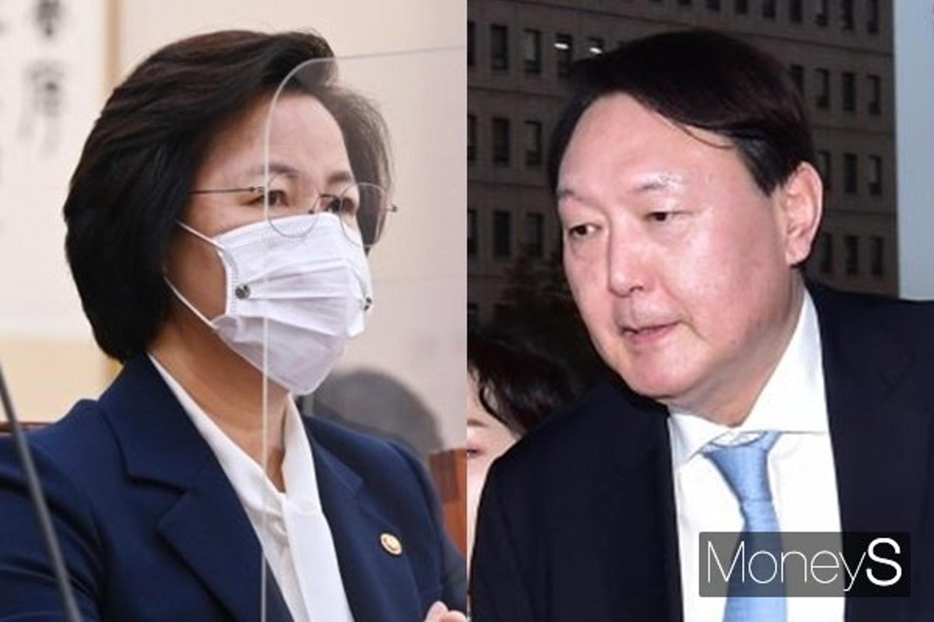 윤석열 내친 추미애, 사상 초유 직무배제에 "무거운 심정"