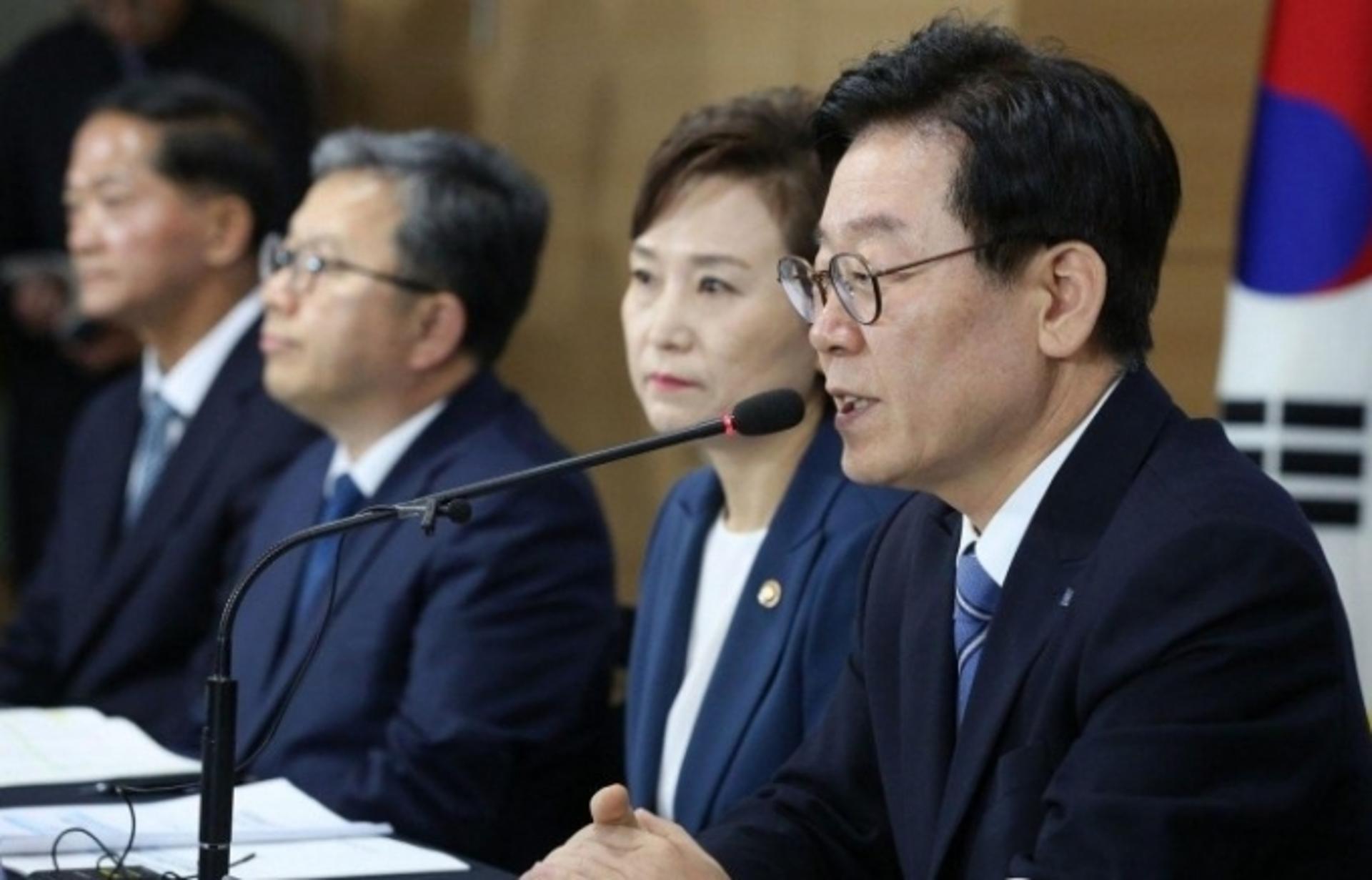 이재명, "정부, 광역버스 준공영제 국고부담 50% 합의 이행"