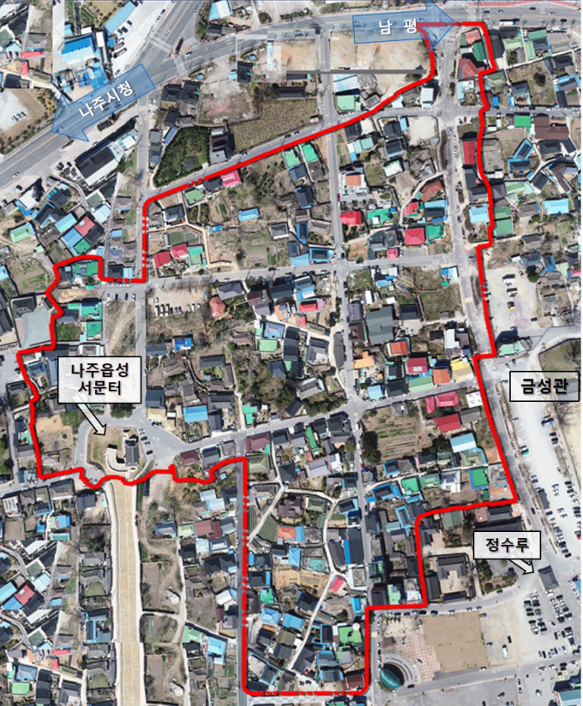 나주 읍성권 '건축자산 진흥구역' 772억원 투입된다