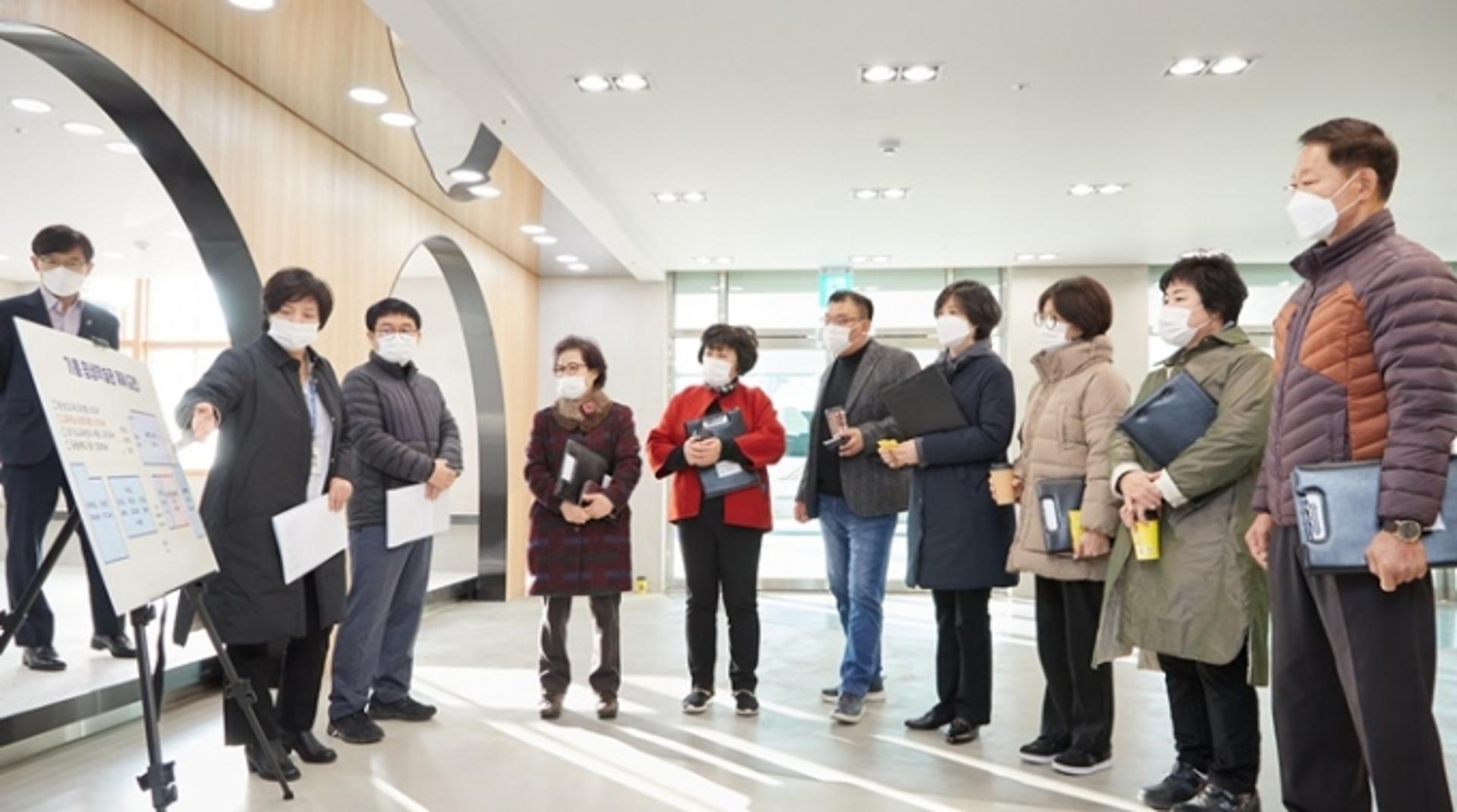 용인시의회 문화복지위원회, 행정사무감사 현지 확인