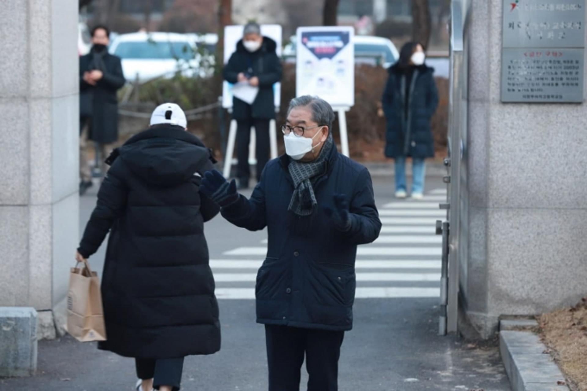 이재정 교육감, 2021학년도 수능 현장 방문 격려