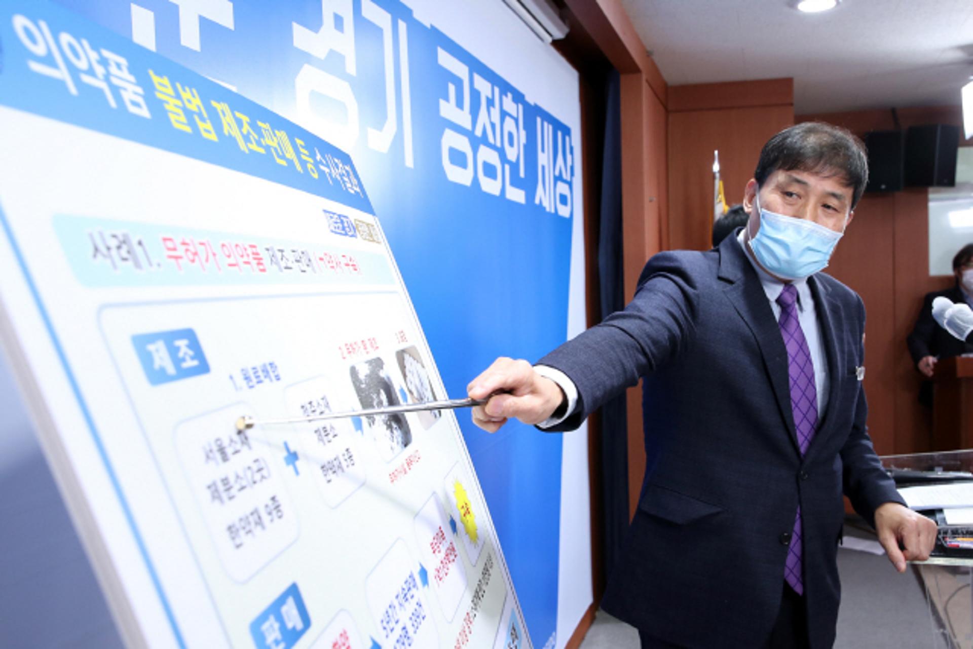 경기도 특사경, 의약품 불법 제조·판매한 약사·의사 등 11명 검거