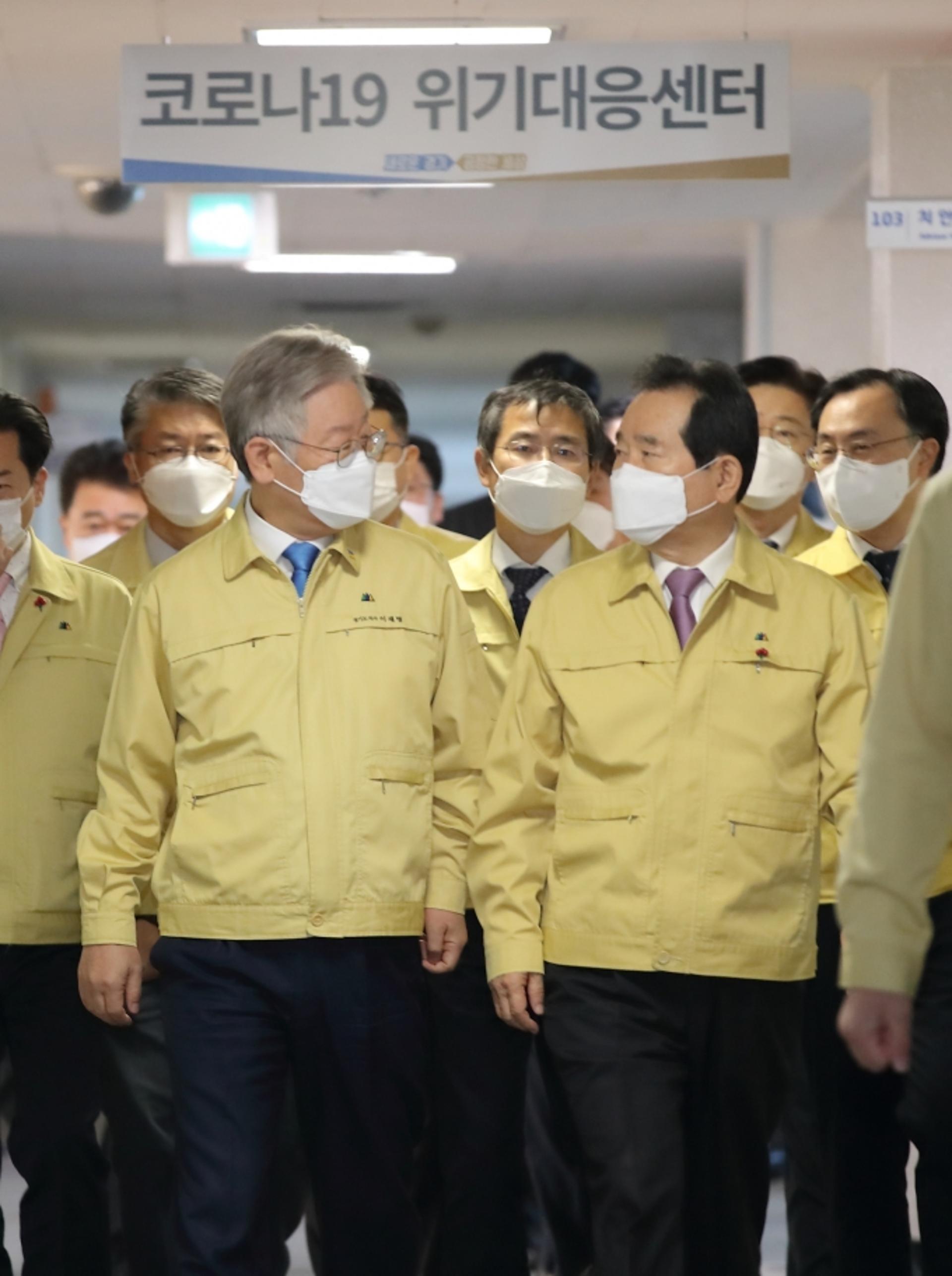 경기도, 국무총리와 홈케어시스템 등 코로나19 대응책 논의