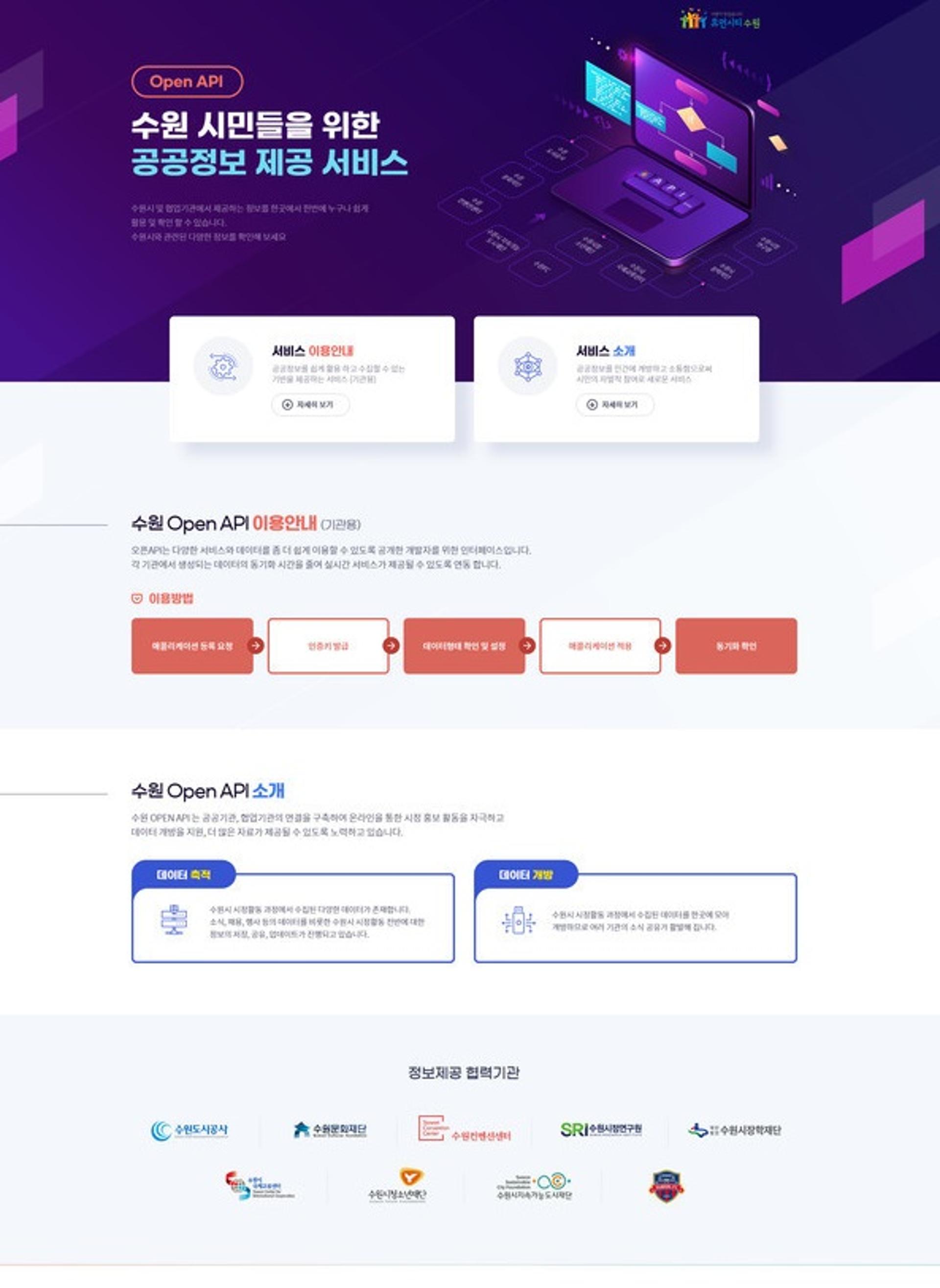 '수원시 협업기관 정보, 한곳에서'…수원시, 'Open API' 서비스 시작