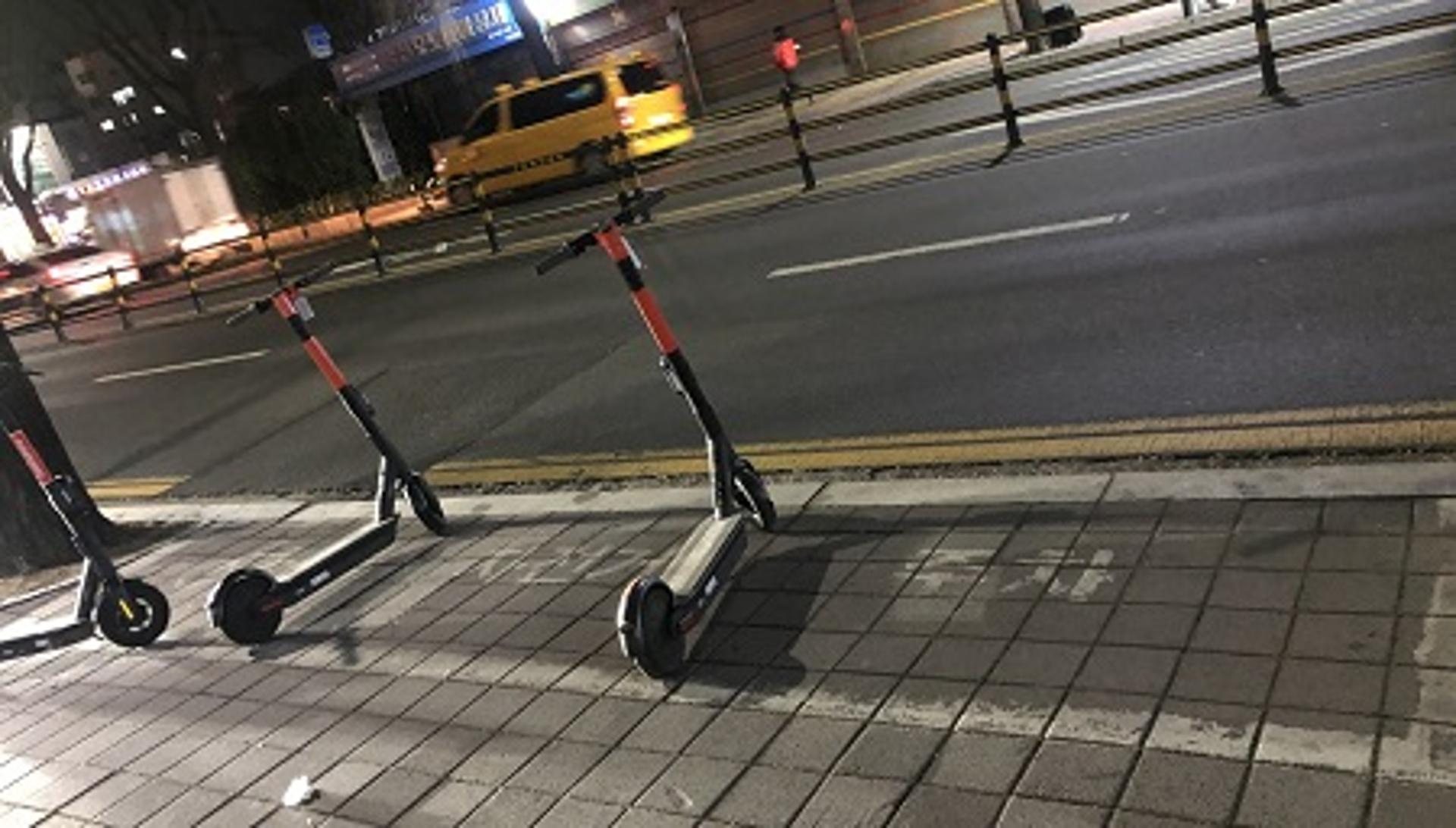 수원시, 개인형 이동장치 주차구역·거치대 마련한다