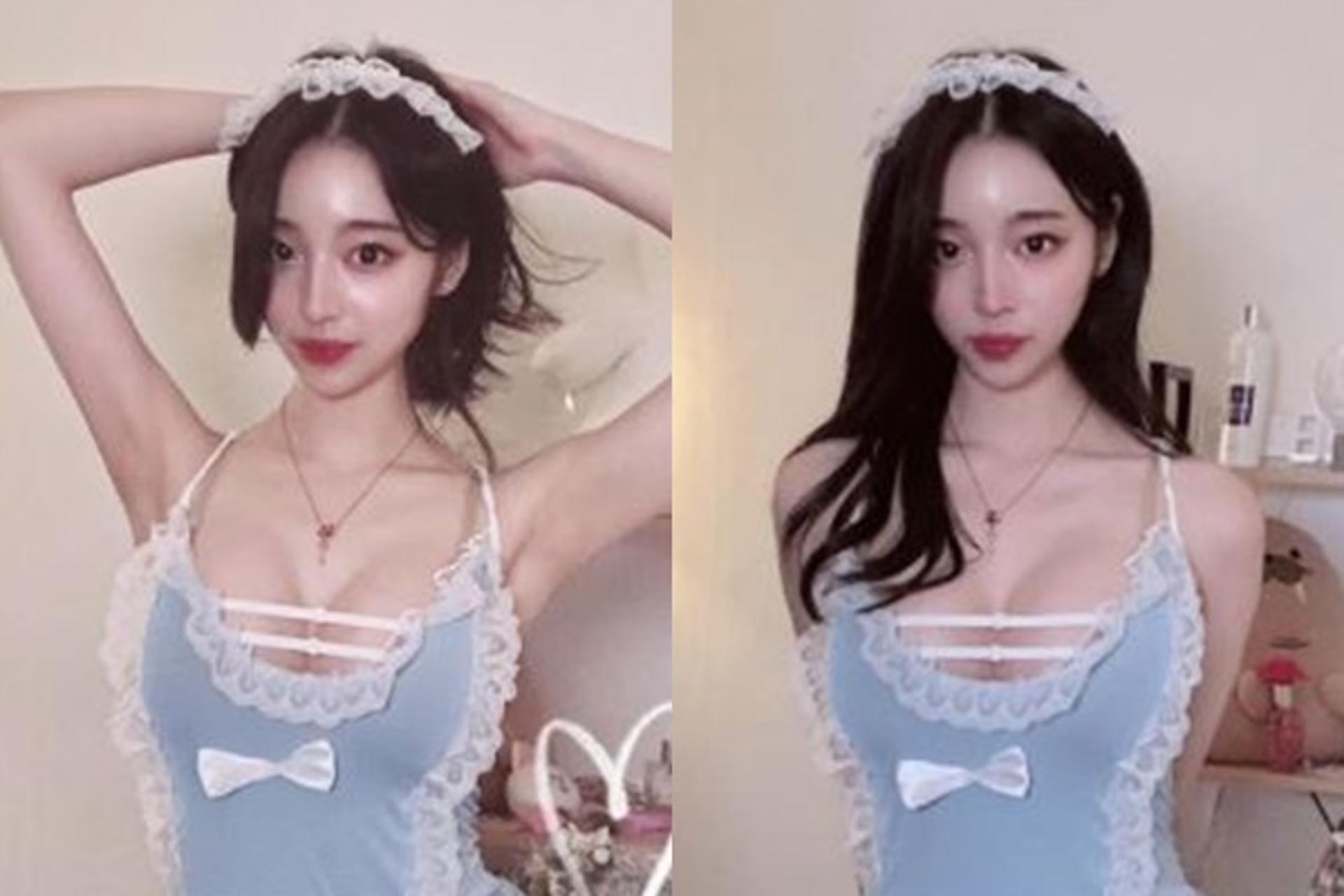 얼굴보다 더 큰 가슴?… BJ 유화, 속옷 셀카 '와우'