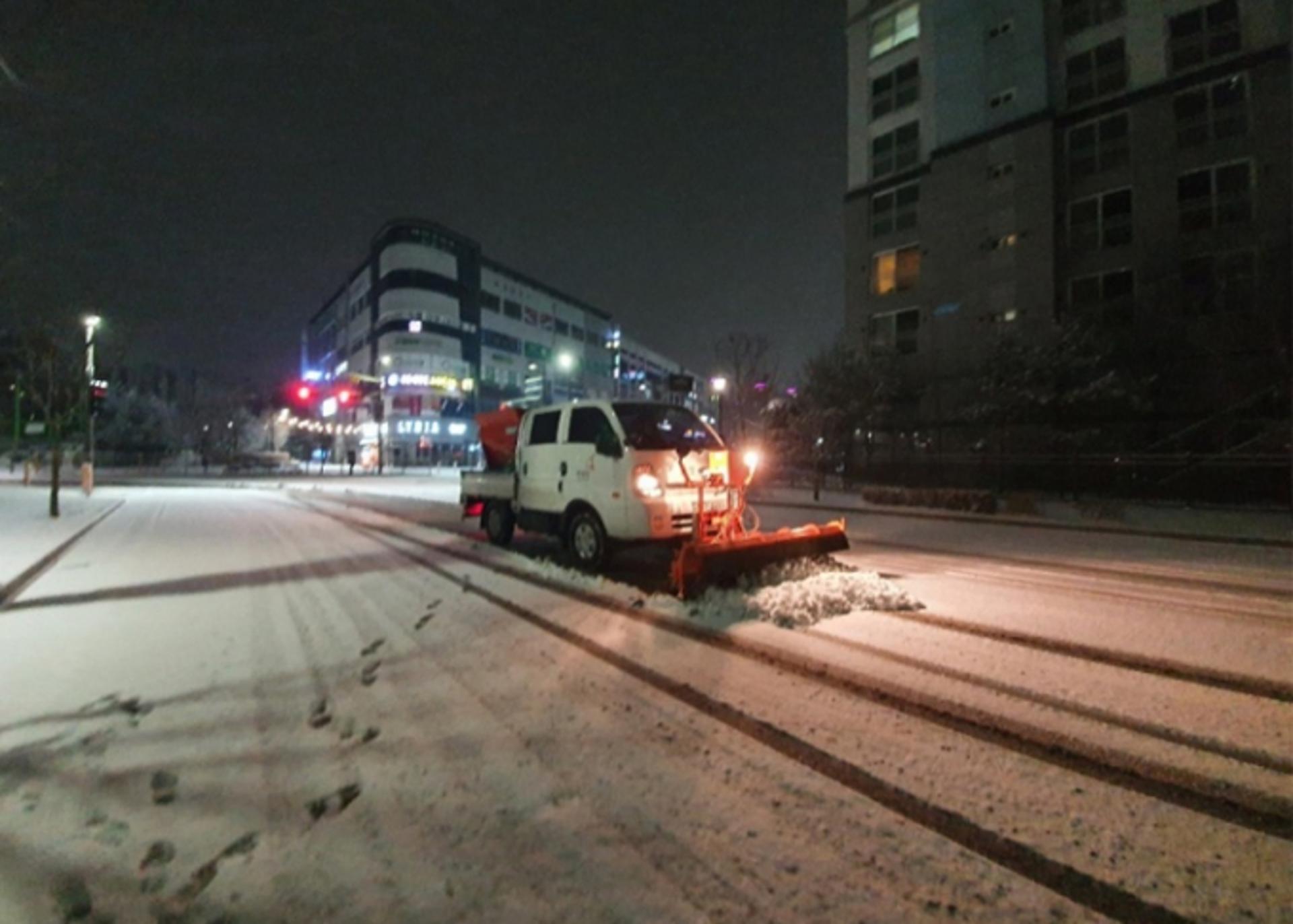 화성시, '출근길 이상무'…대설주의보에 비상체제 돌입