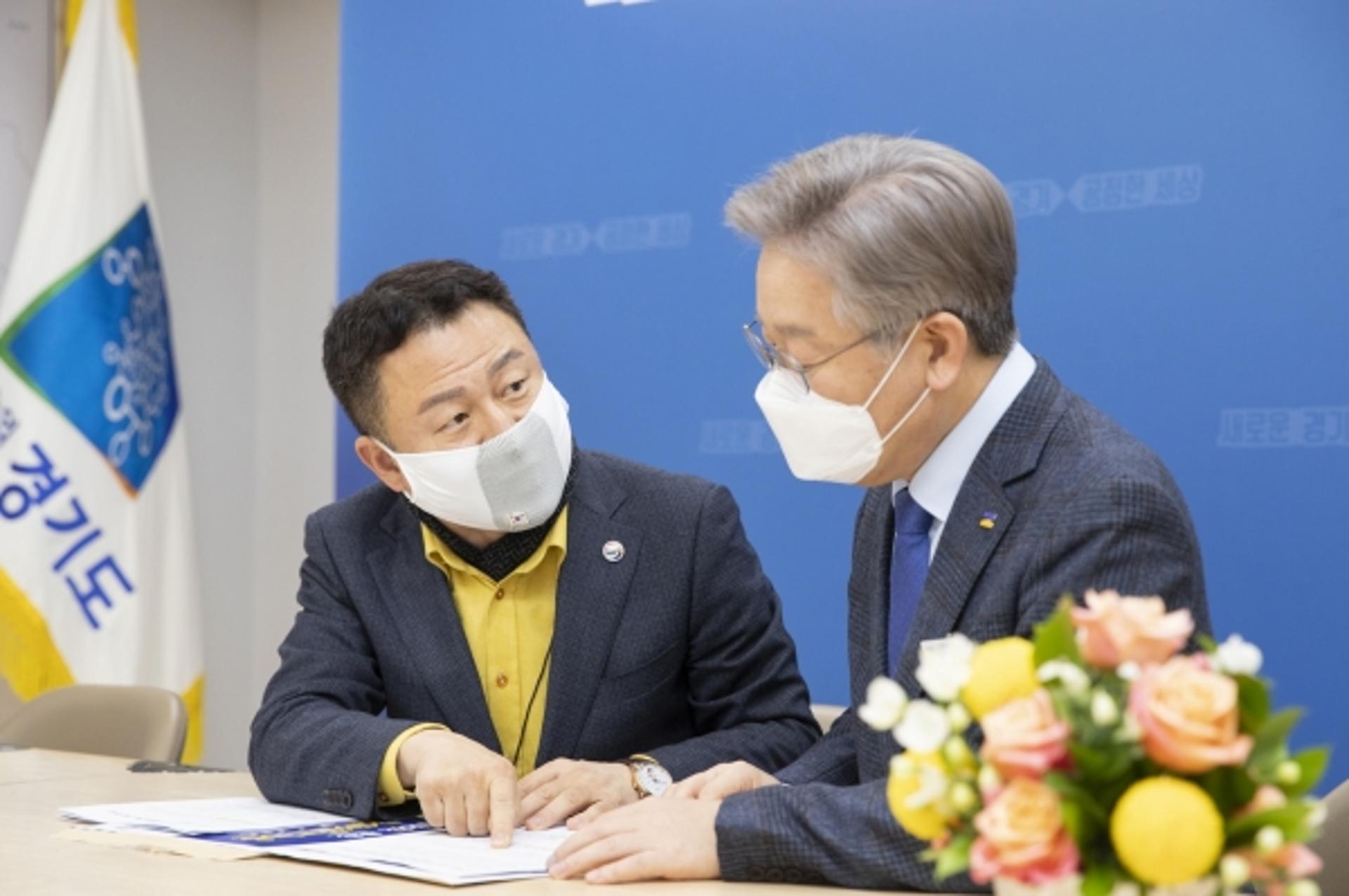"지역현안에 선제적 정책지원을"…안승남 구리시장, 이재명 지사에 긴급 건의
