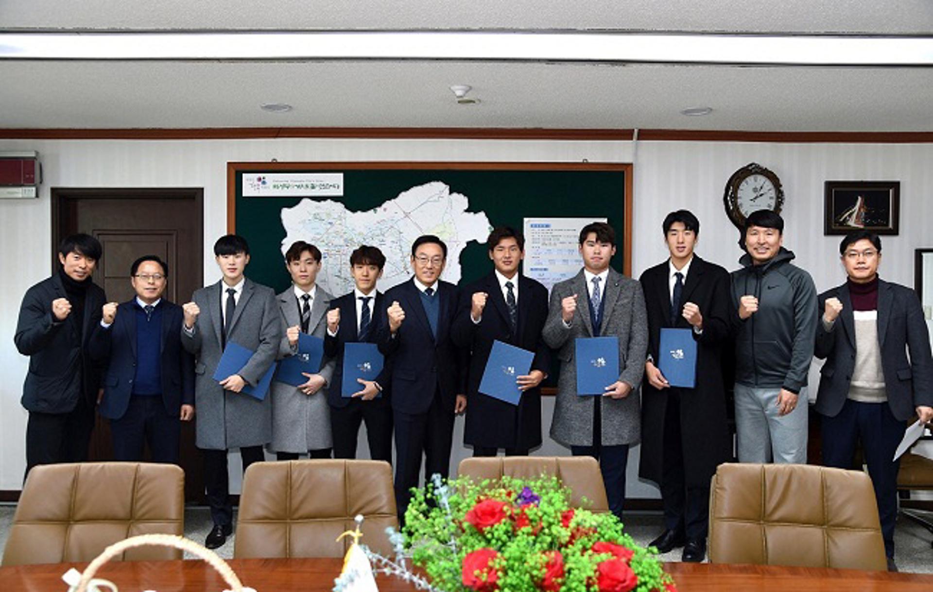 의정부시, 직장운동경기부 신규단원 임용장 수여