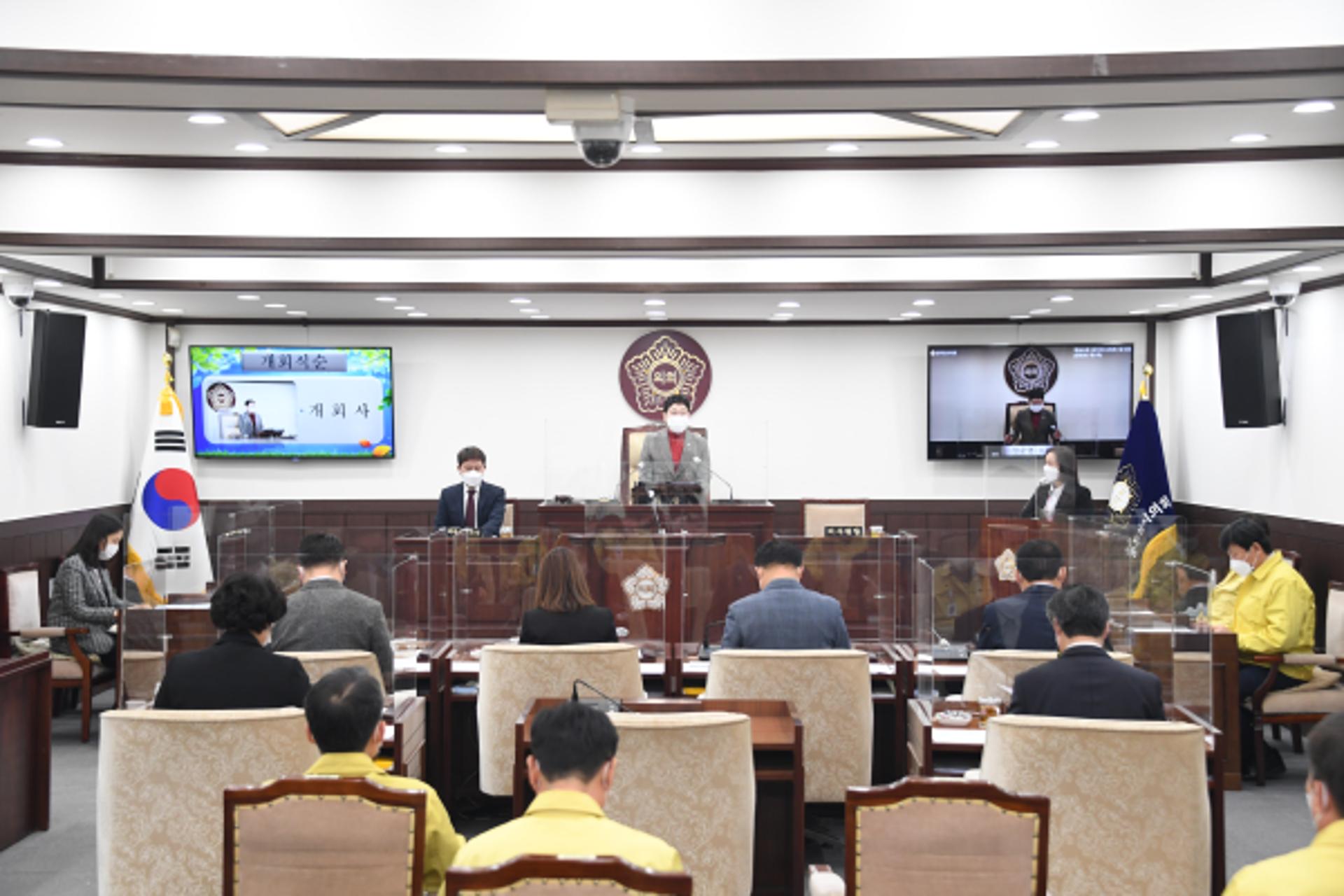 동두천시의회, 제301회 임시회 개회…안건 총 8건 심의·의결