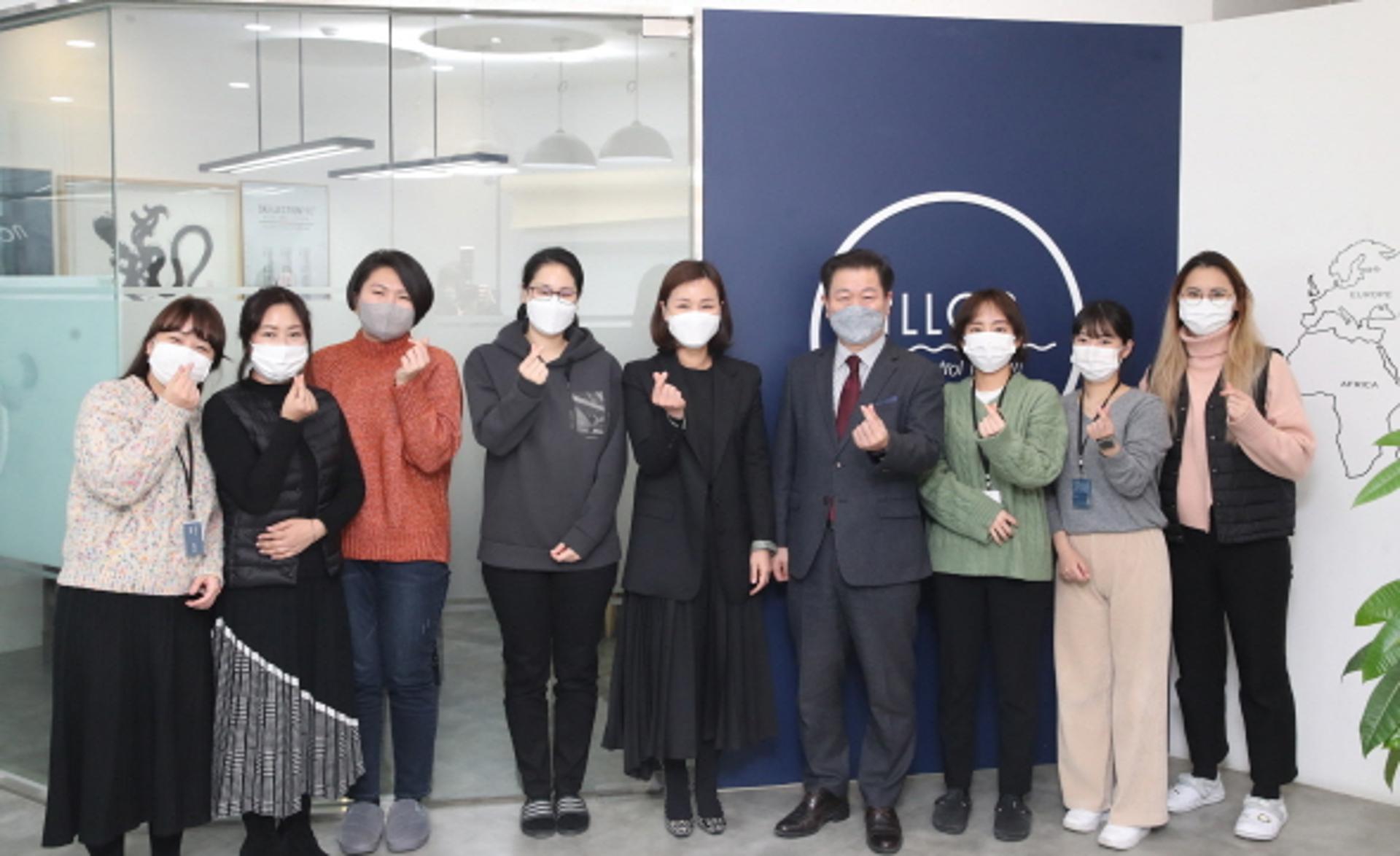박승원 광명시장, 광명희망나기운동본부 고액후원기업 방문