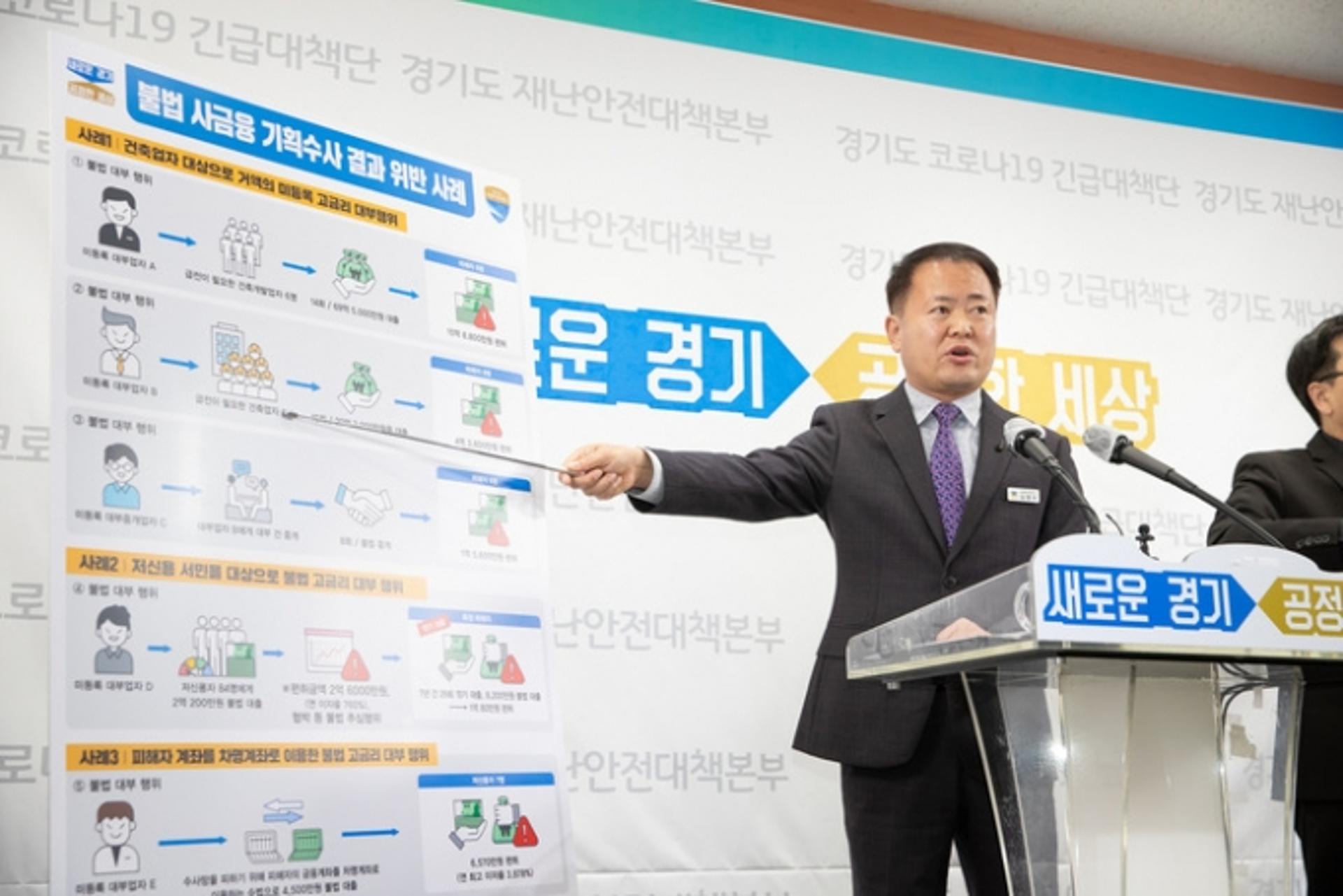'불법사금융 그만!' 경기도 특사경, '온라인 상 불법 고금리' 뿌리 뽑는다