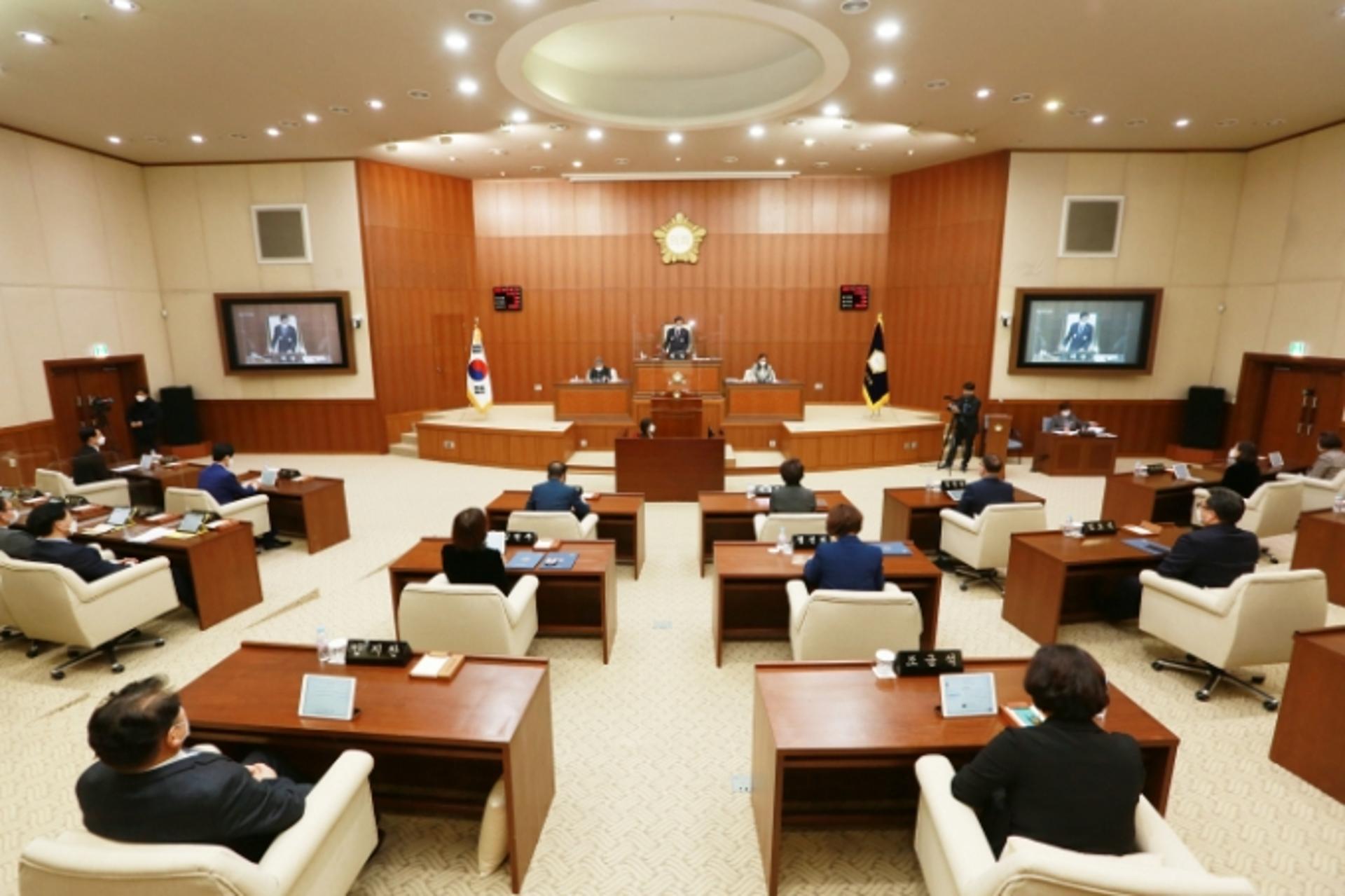 의정부시의회, 제303회 임시회 폐회…조례안 등 18건 안건 의결