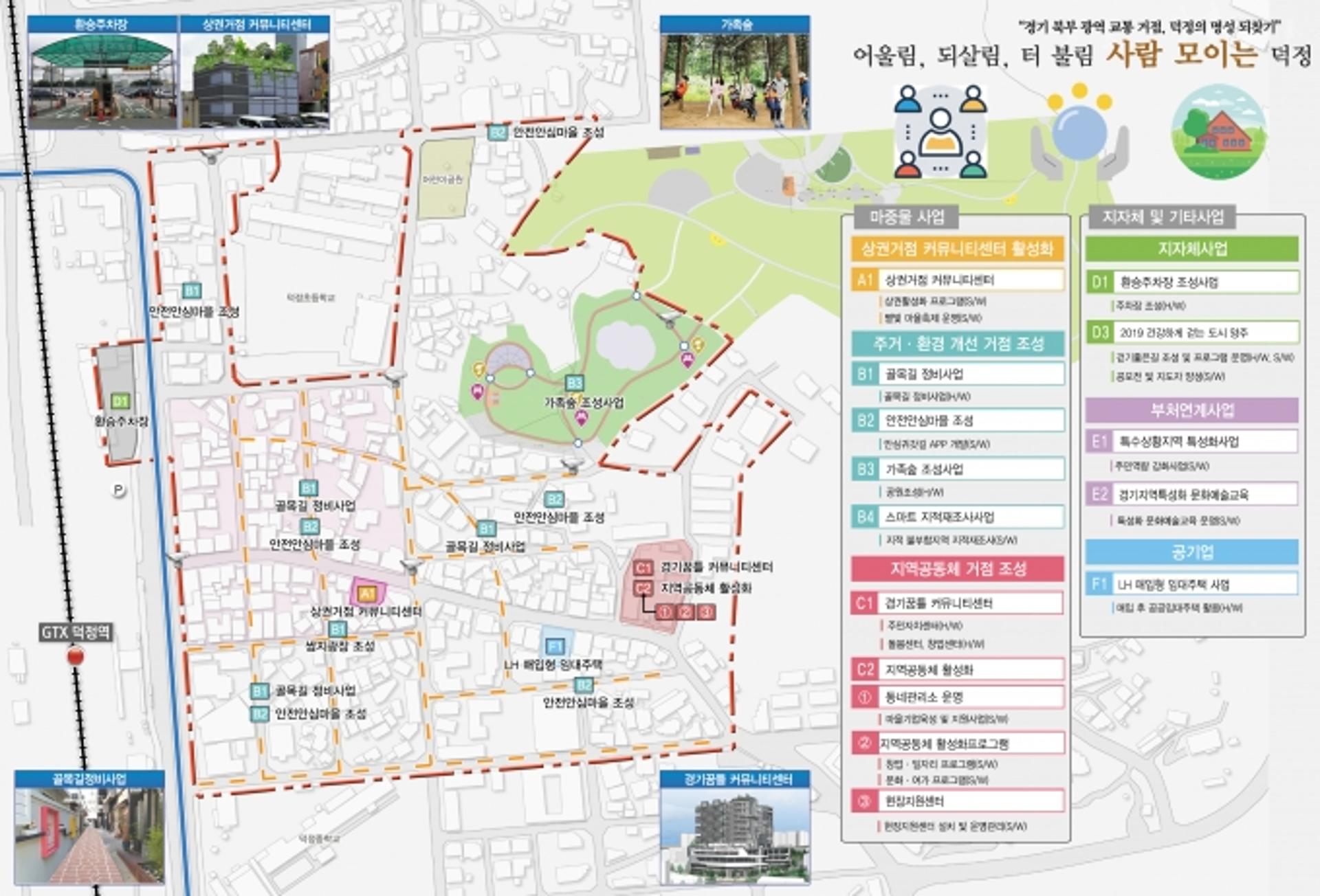 양주시 '덕정 도시재생 뉴딜사업', 지역밀착 맞춤형으로 추진 '박차'