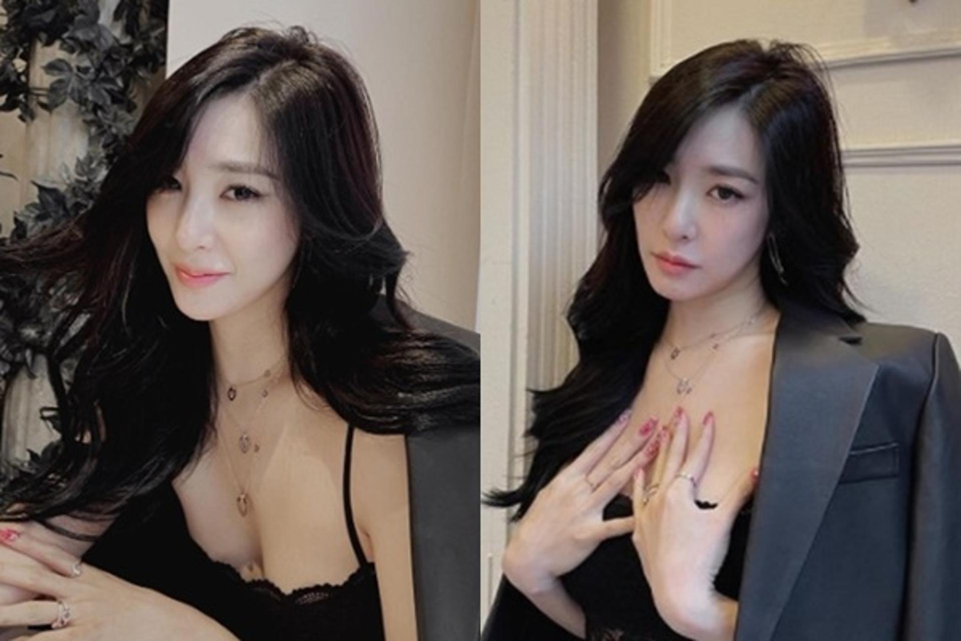 슬립만 입고 '헉'… 티파니, 살짝 가렸어요