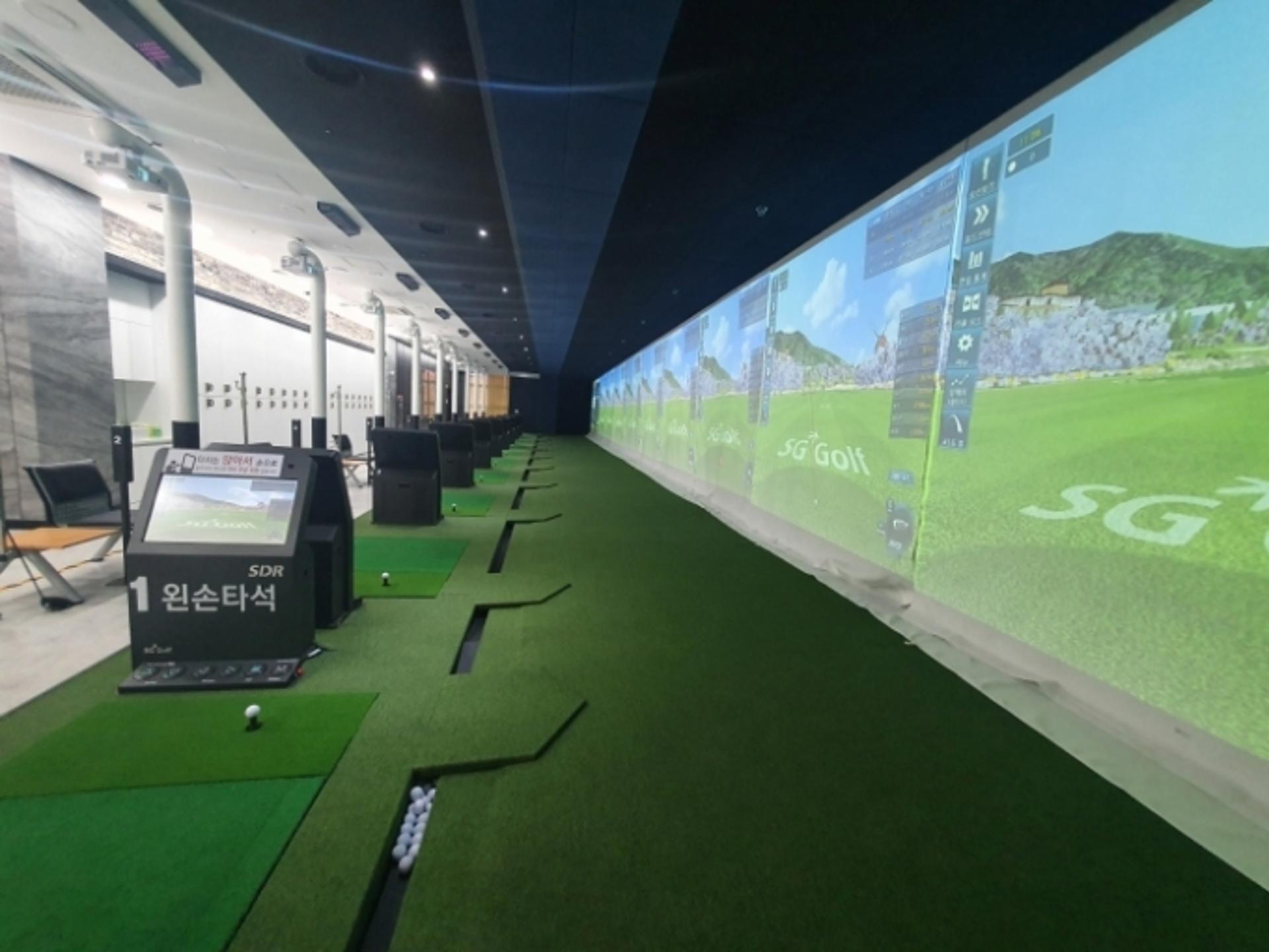 오산시설공단, 스포츠센터1층 실내골프연습장 개장