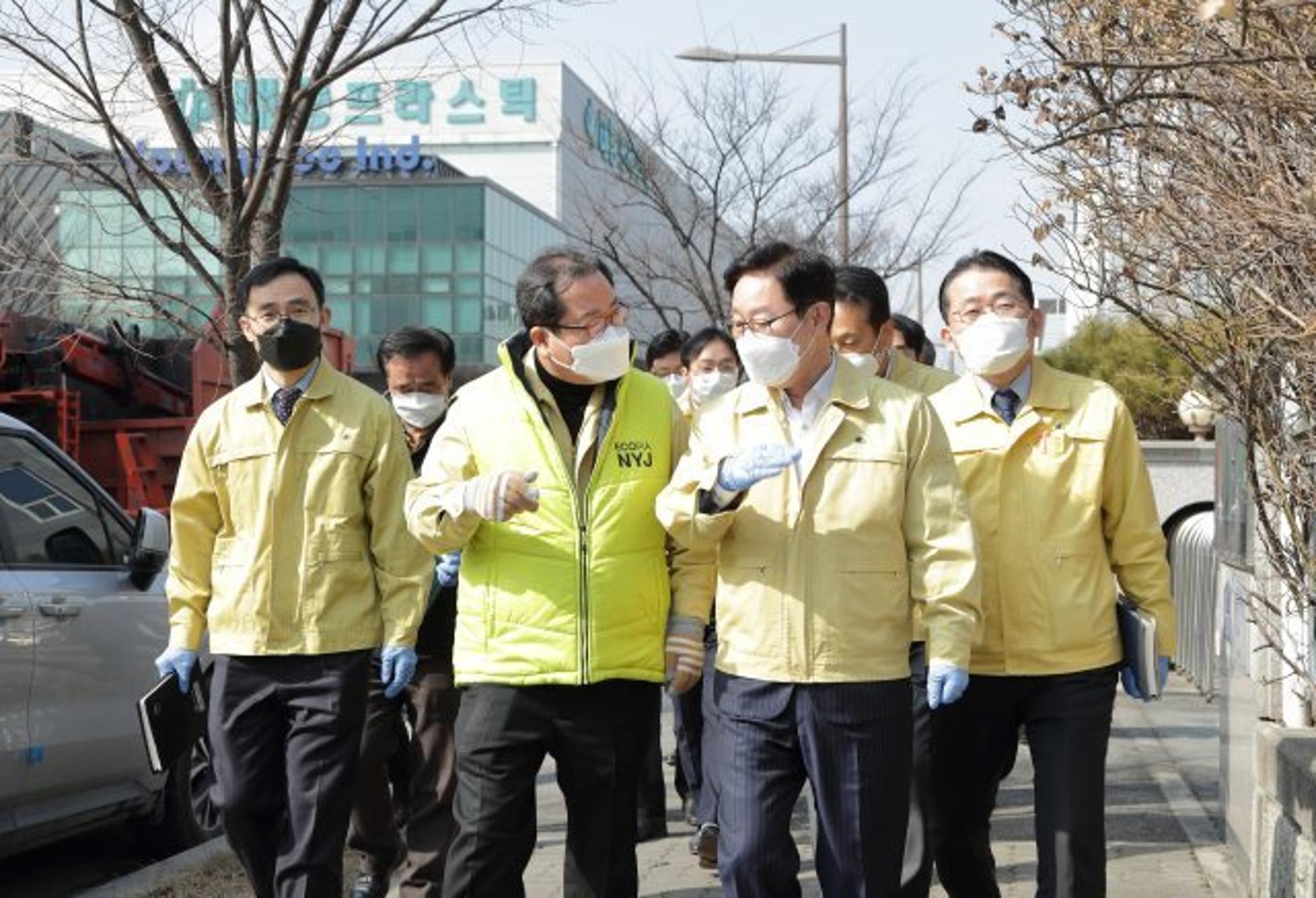 조광한 남양주시장, 코로나19 집단감염 발생현장 점검…외국인 불법체류통보도 잠정보류