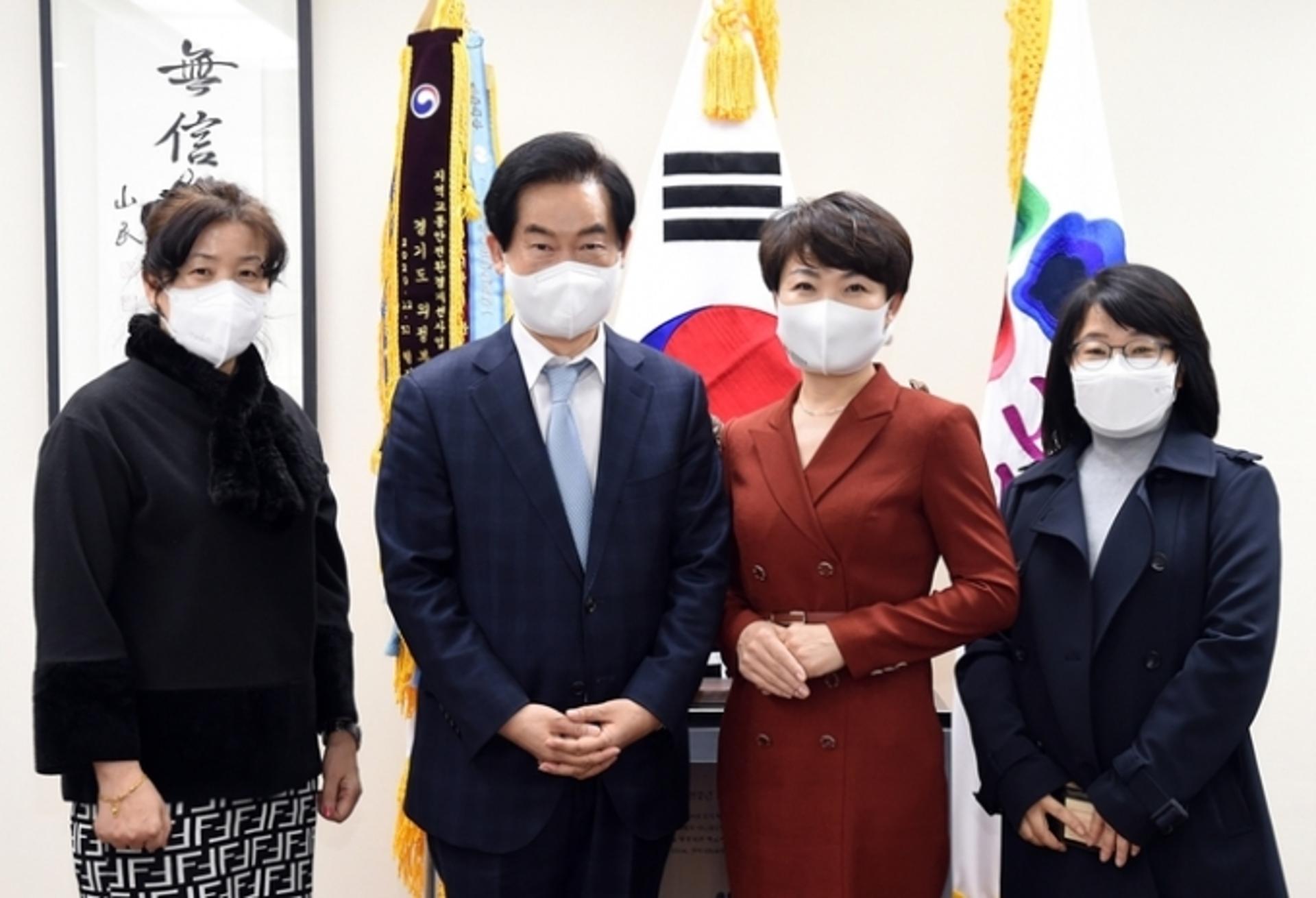 안병용 의정부시장 "바둑메카로 거듭나겠다"…한국여성바둑연맹 회장 면담