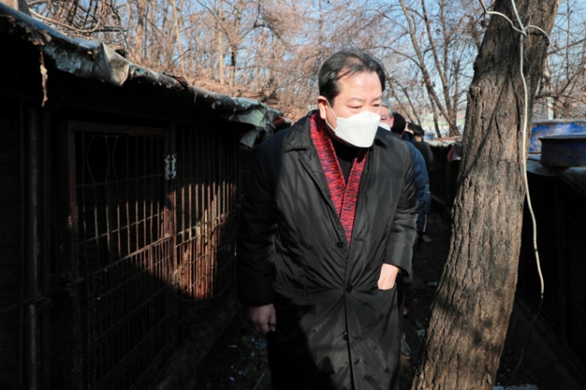 조광한 남양주시장, 불법 개 농장·경매장 현장 점검…공권력 집행 예고
