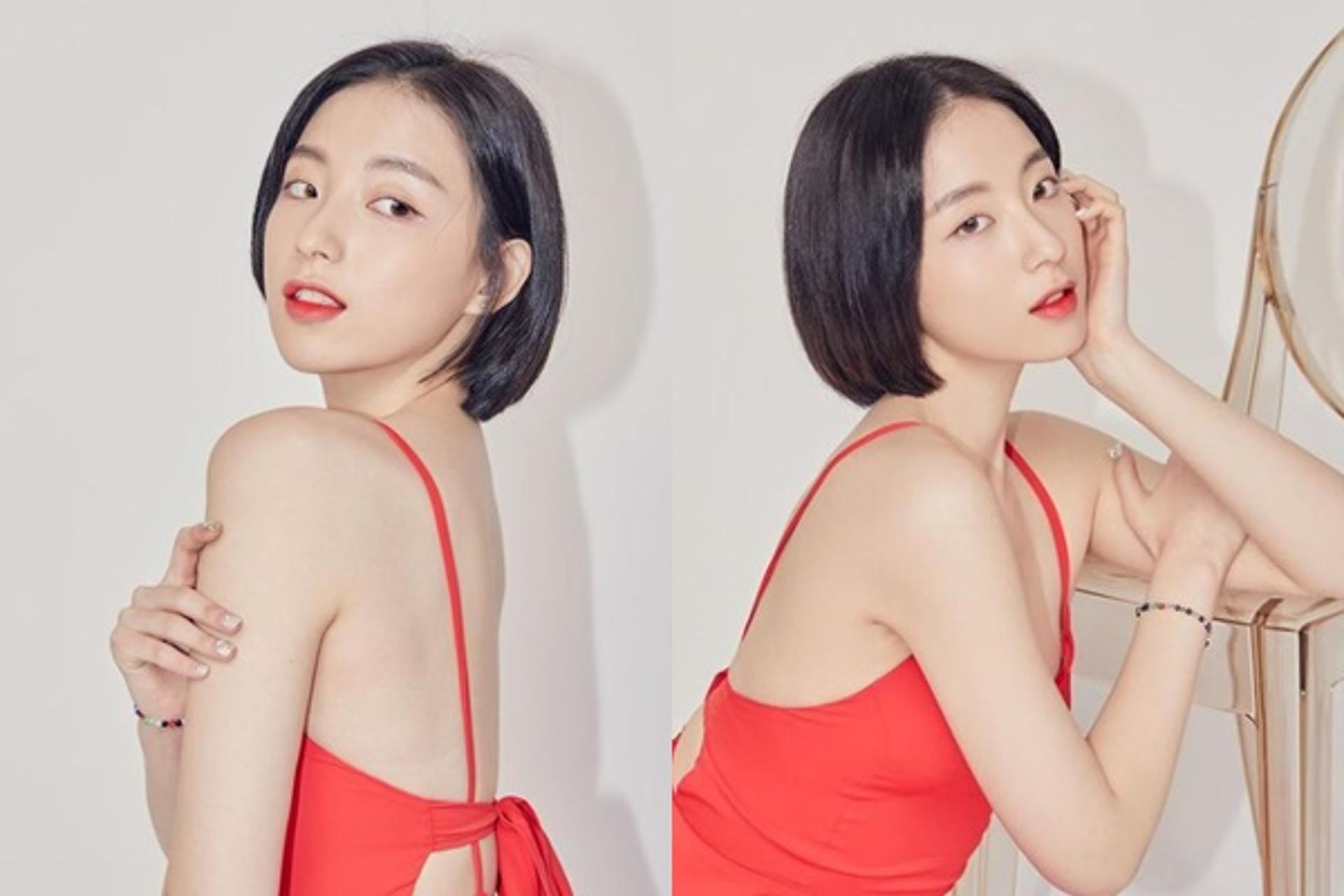 "LG 치어리더 예쁘네"… 빨간 드레스 뒤태 '아찔'
