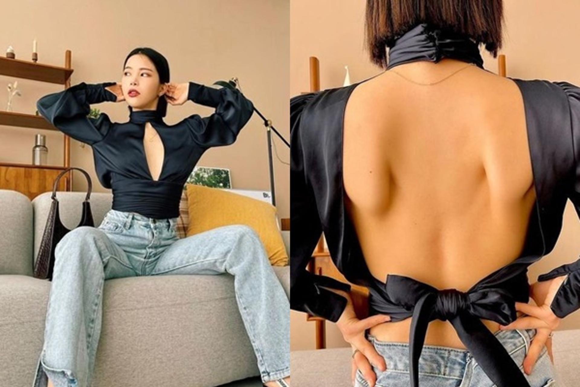 "다 입은 거 맞아?"… 솔라, 아찔한 등라인 '헉'