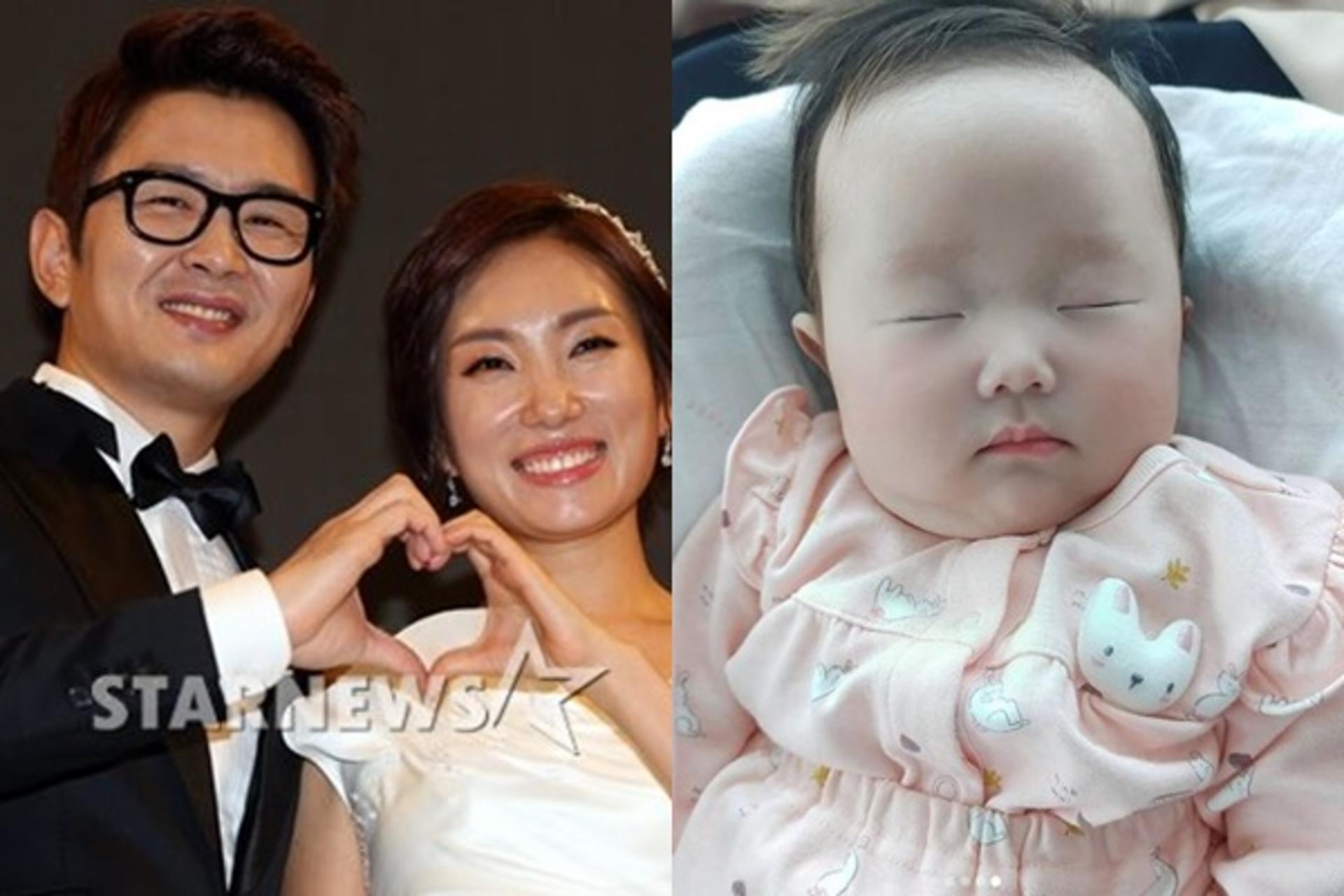 "진짜 너무 예뻐"…윤형빈♥정경미 둘째 딸 떡잎부터 남달라