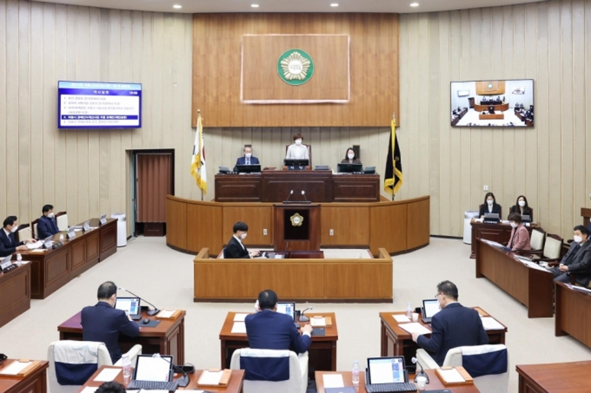 의왕시의회, 제274회 임시회 개회…19건 안건 심의