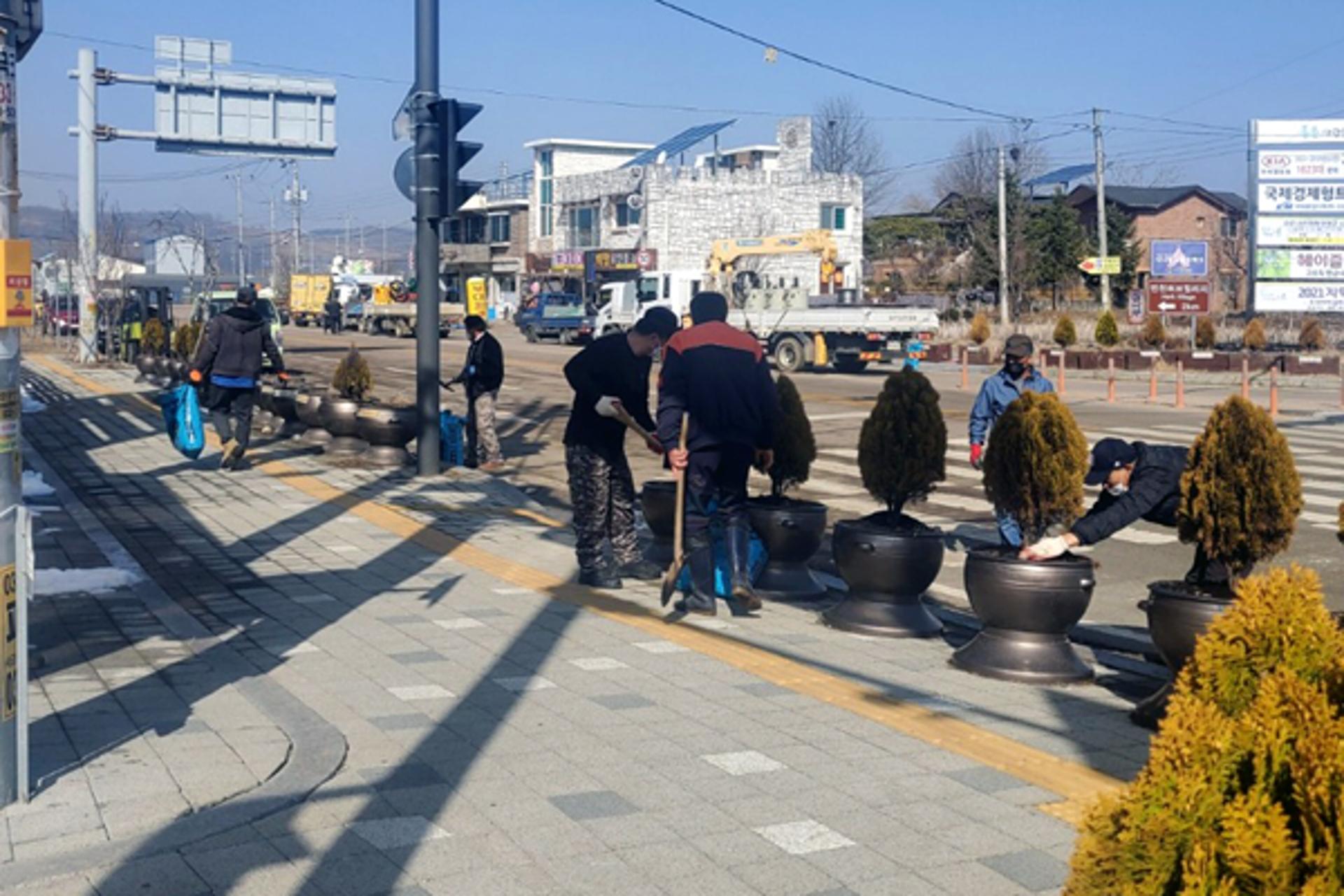 연천군 군남면 주민자치위원회 ‘명품마을 만들기’ 첫삽