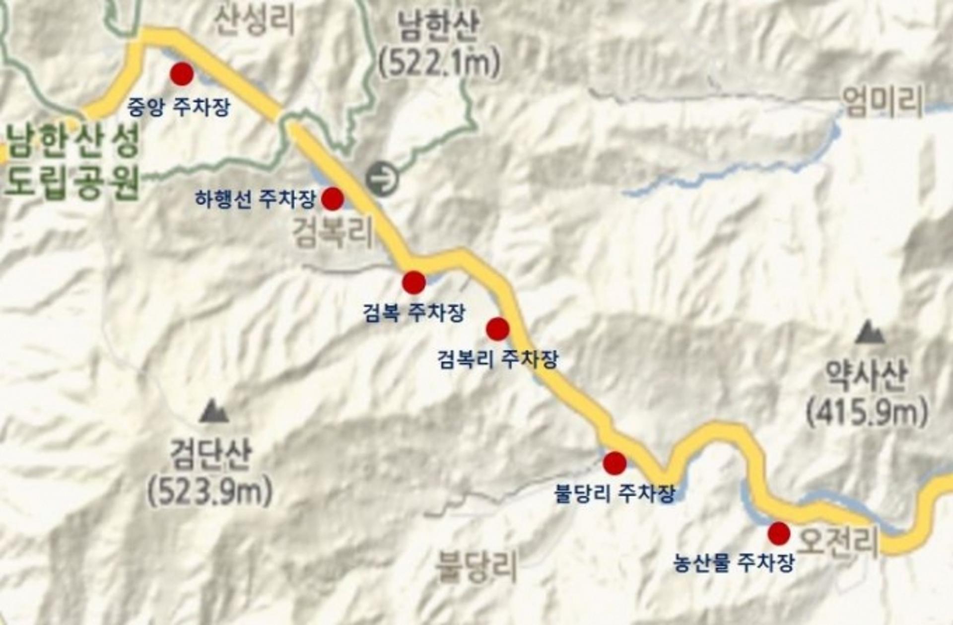 남한산성도립공원, 13일부터 주말·공휴일에 ‘무료 셔틀버스’ 운행