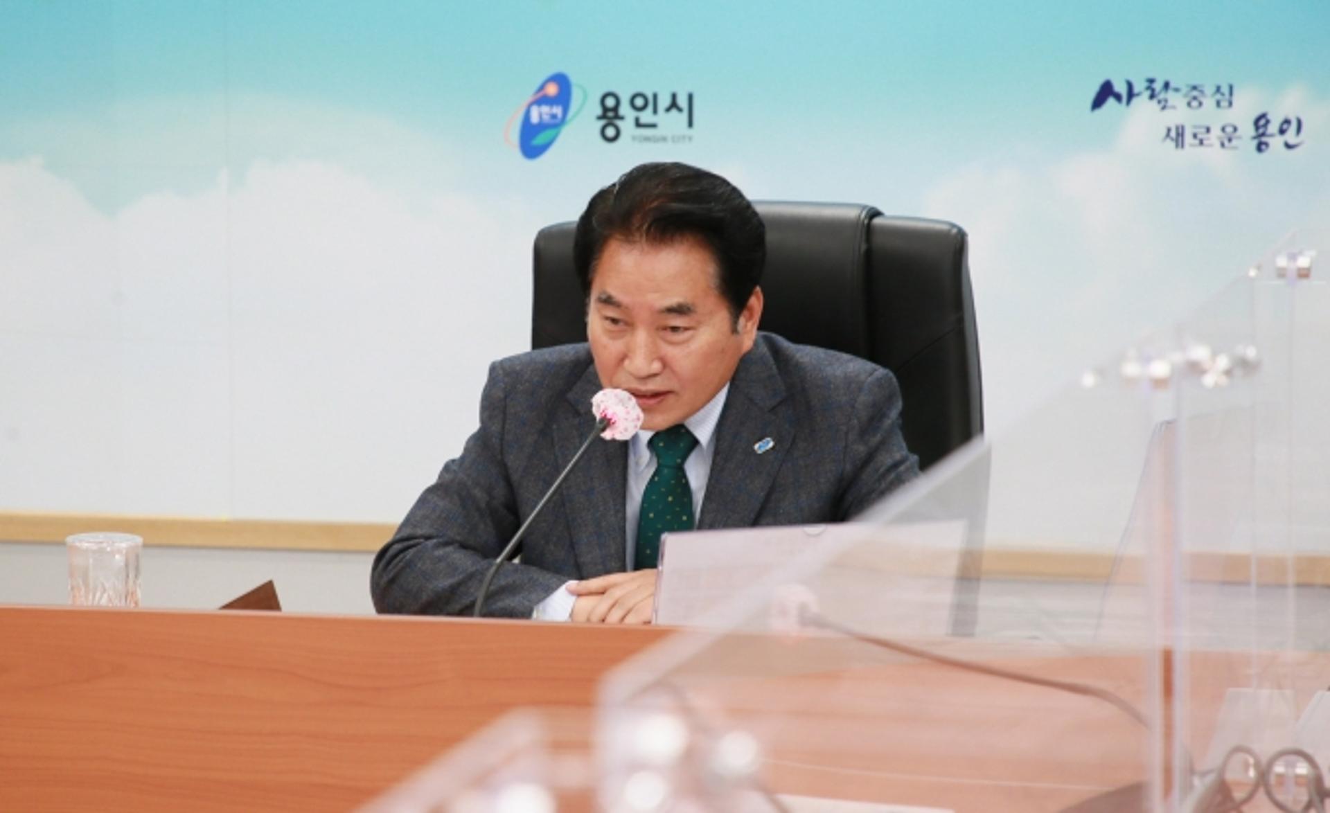 백군기 용인시장 "남북 도시간 교류활성화를 위해 힘쓰겠다"
