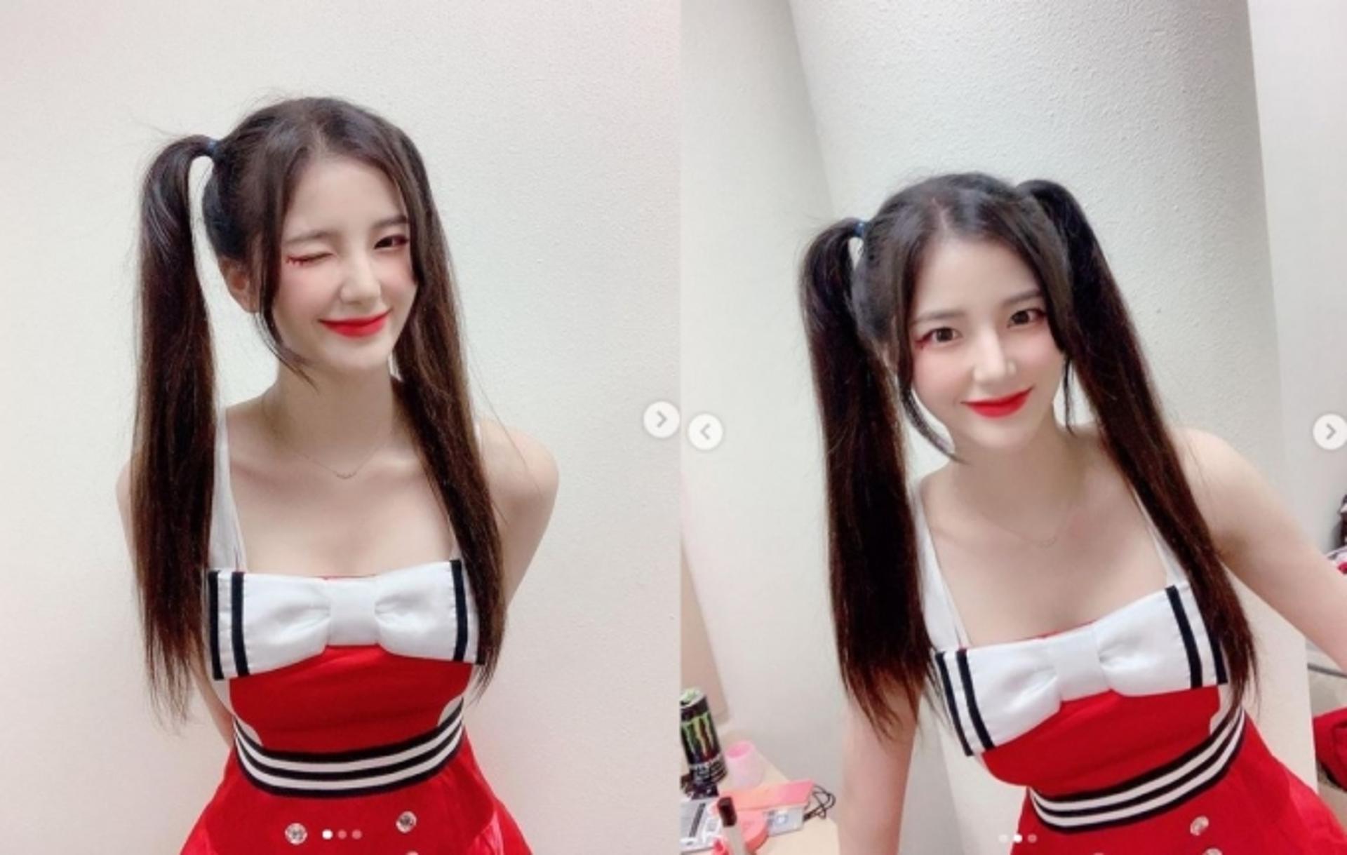 "이유비 아냐?"… 여신 치어리더 윙크에 '숨멎'