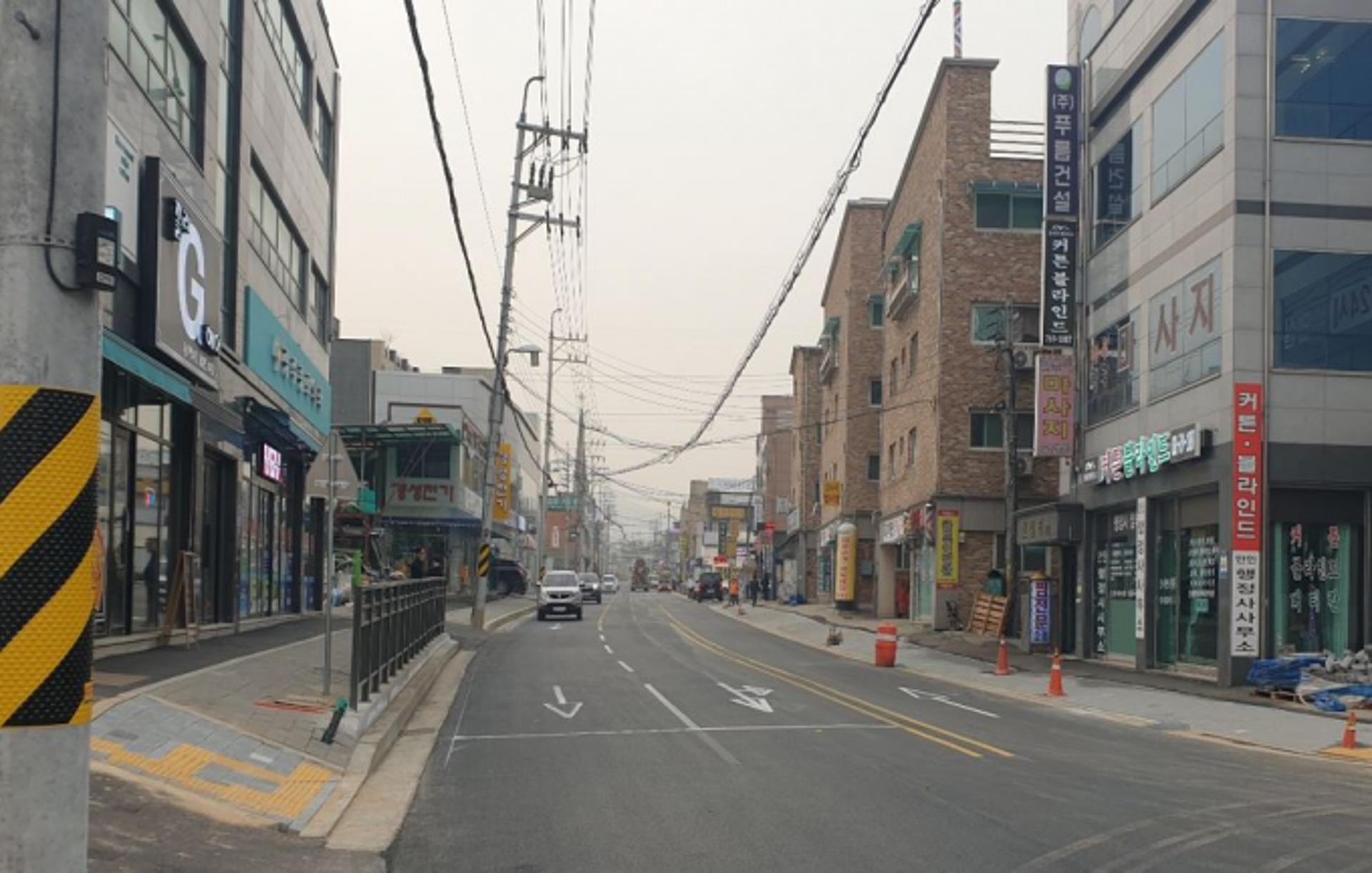 광주시, 태전동 (구)이화전기앞 도로 확·포장공사 준공