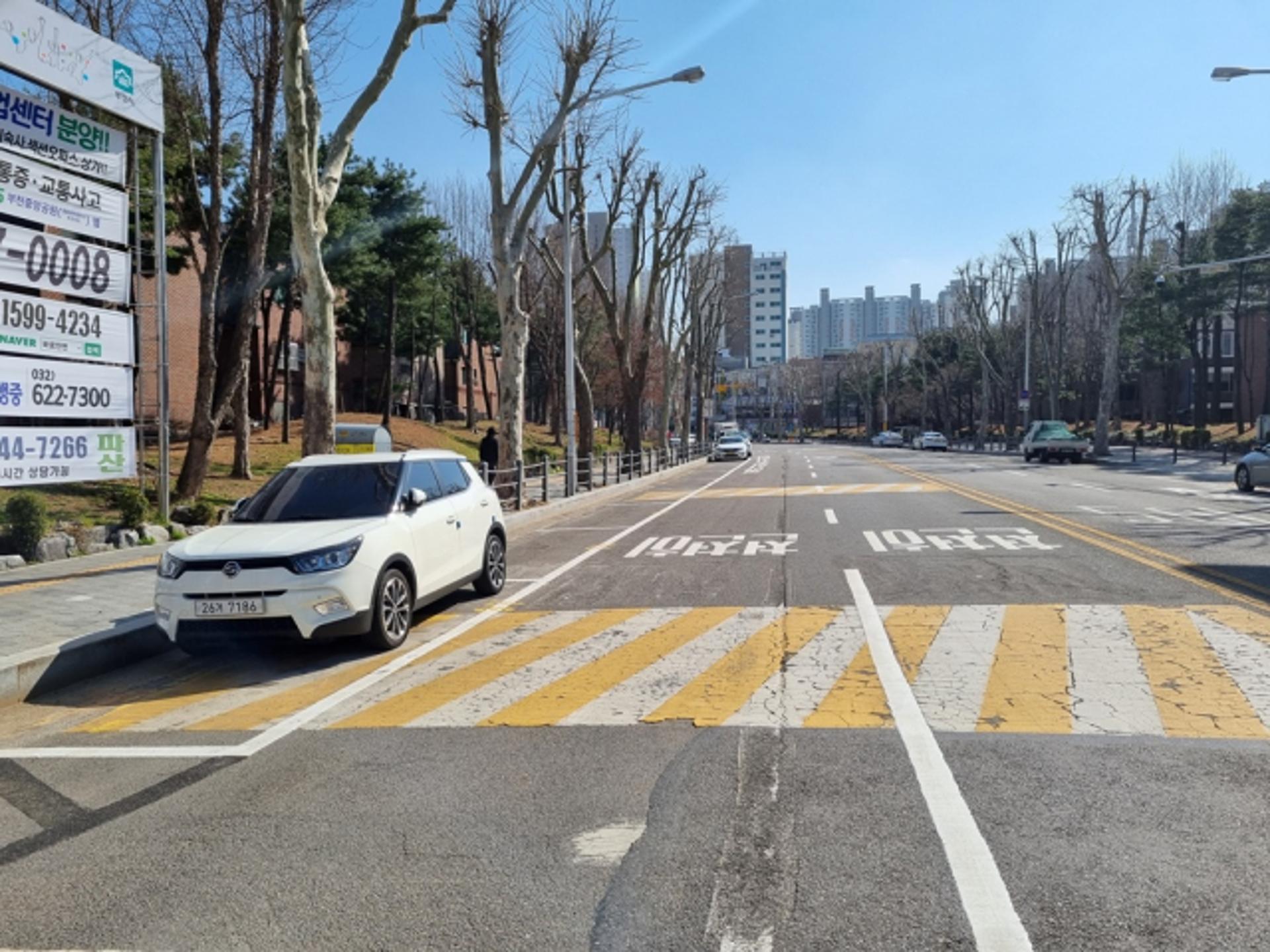 부천시, 여유차로 공간에 노상주차장 조성···옥산로 등 2구간 132면