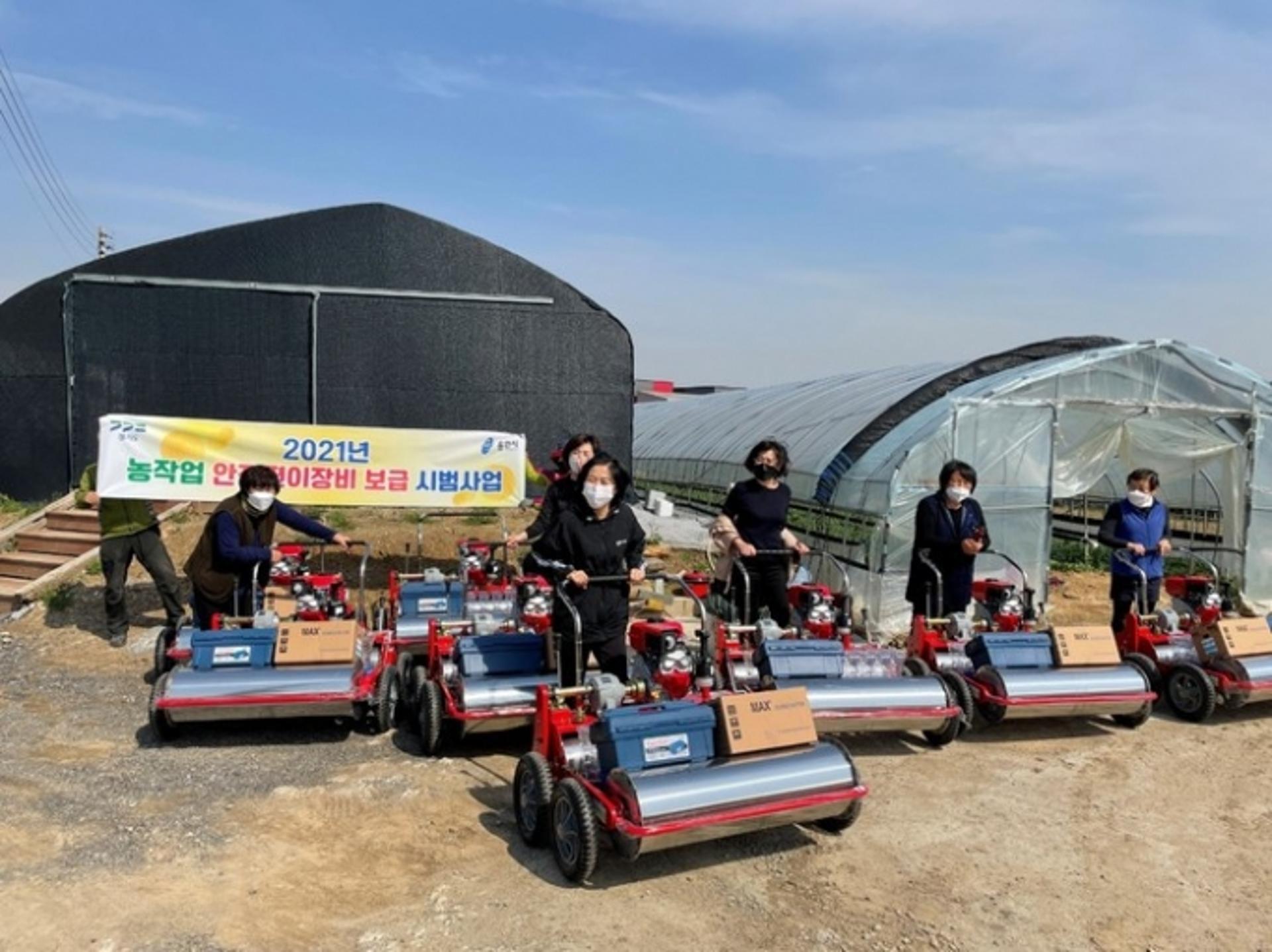 용인시, 전동운반차·자동파종기 등 농작업 편이장비 14대 시범 지원