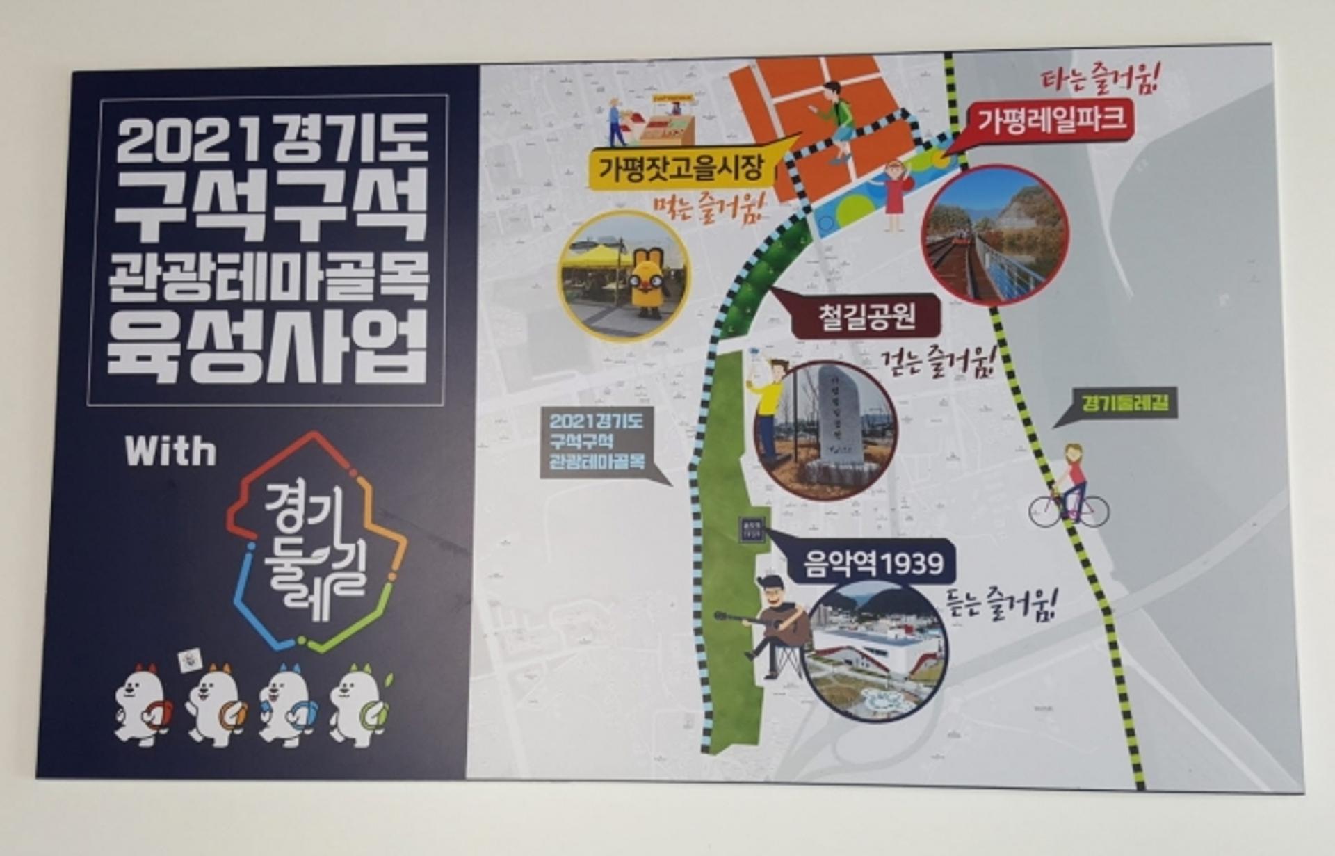 "경춘선 폐철길 따라 시간여행 떠나자"…가평군, '관광테마골목 공모사업'에 선정