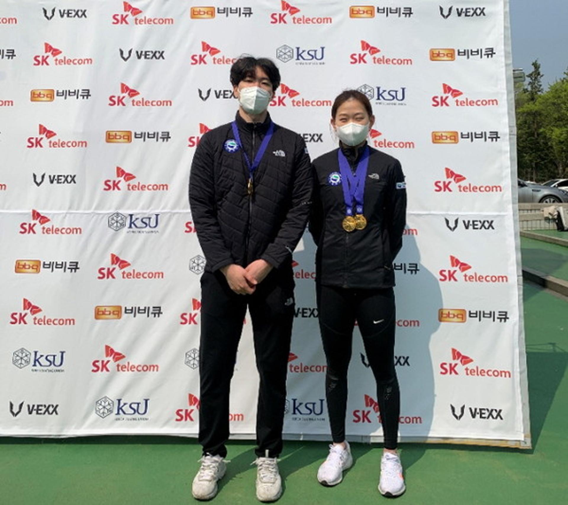 의정부시 직장운동경기부 빙상팀, 전국대회 금메달