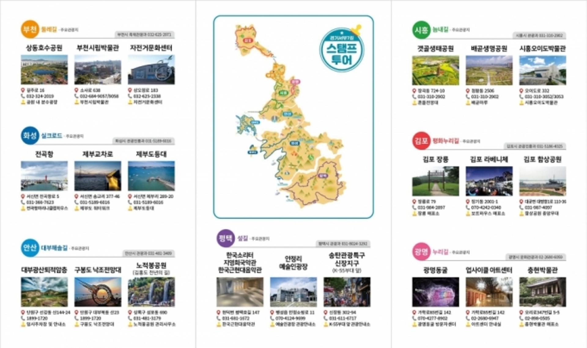 부천시 '경기서부7길' 인증시 모바일 쿠폰… 스탬프투어 본격 운영