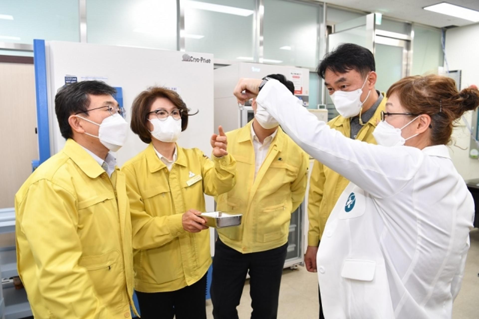 김상호 시장, 권덕철 보건복지부 장관에 "신속한 백신접종 이뤄질 있도록 적극 협력"