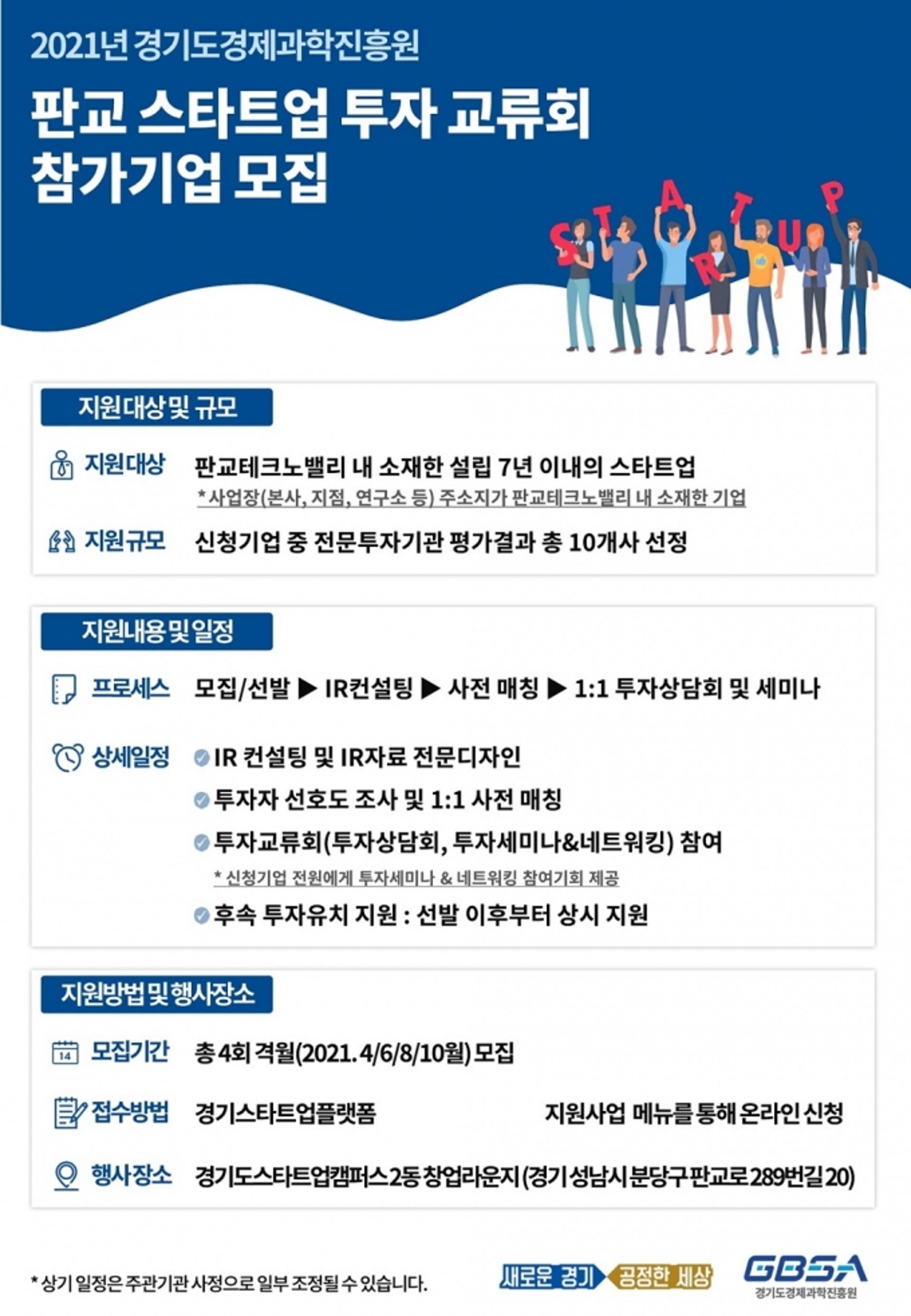 경기도, '판교TV 투자 교류회'로 새싹기업 투자유치 발판 마련